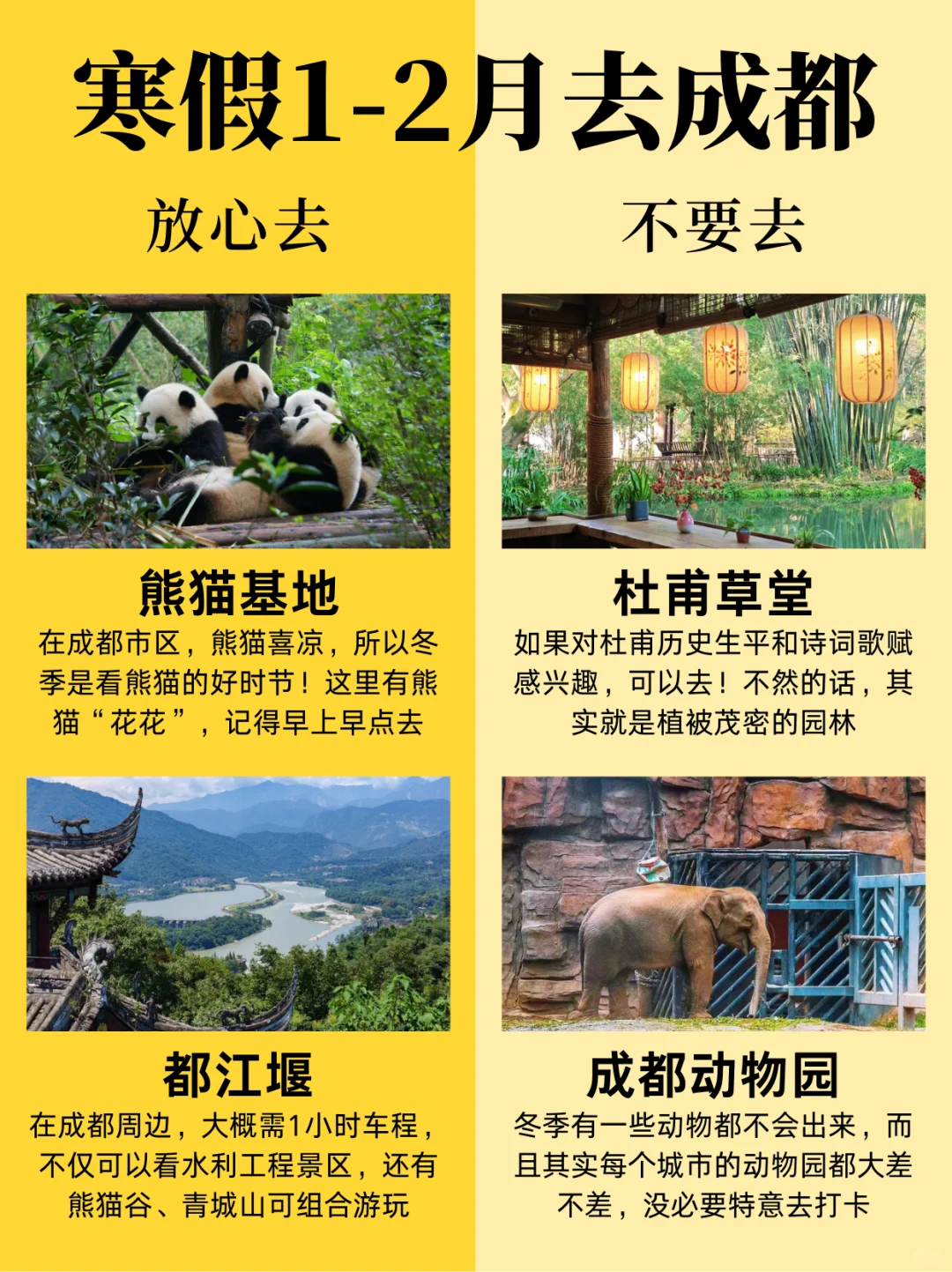 写给寒假1-2月来成都的姐妹⭕超全景点攻略