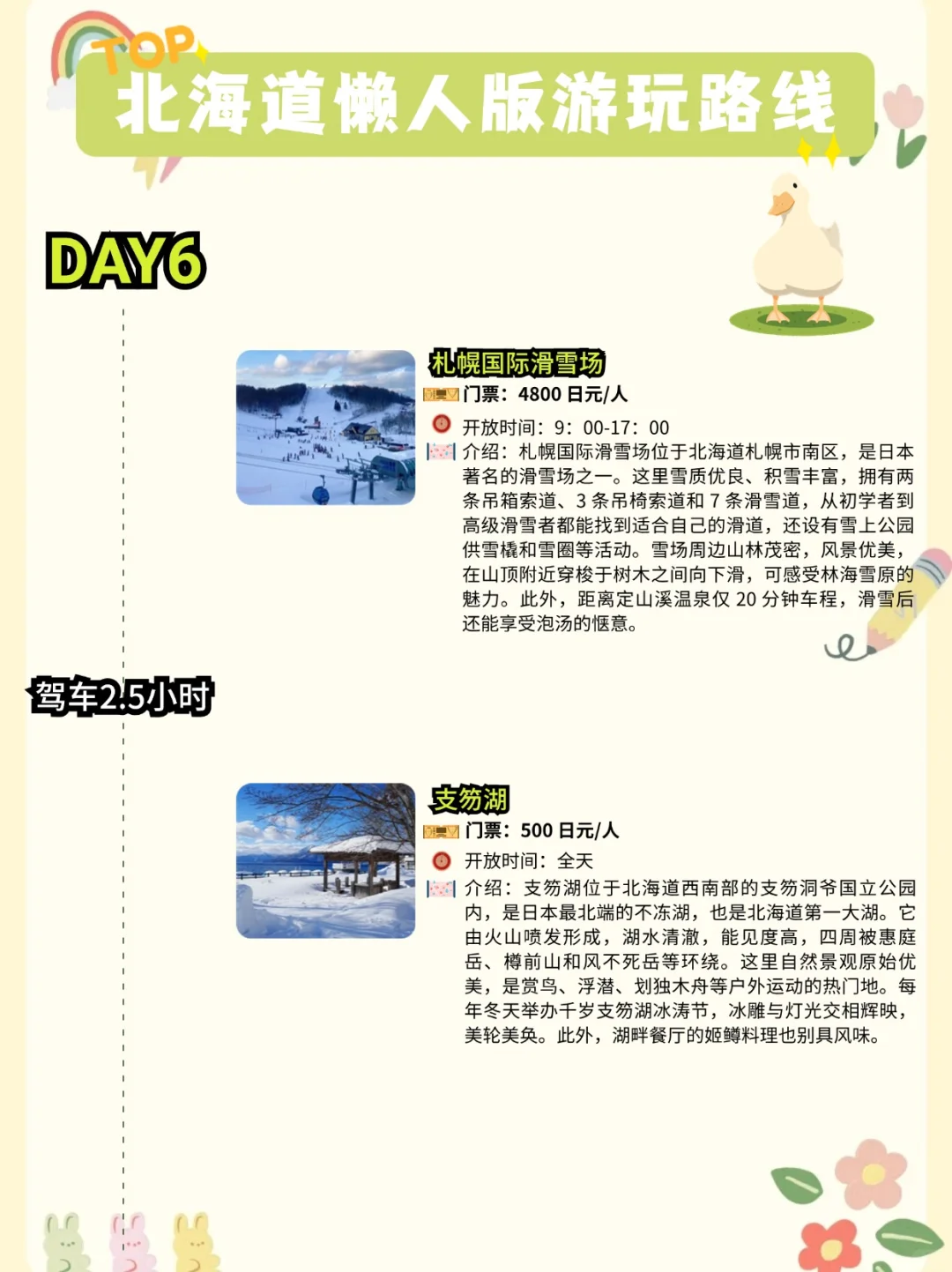 按头安利！6 天玩遍北海道，宝藏路线来了