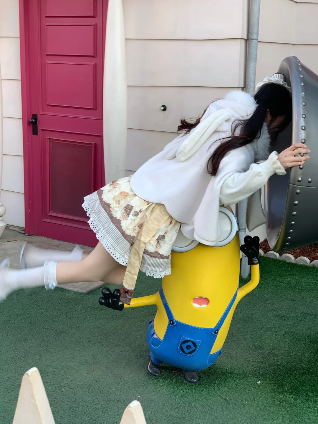 穿lolita来环球影城玩啦！！！