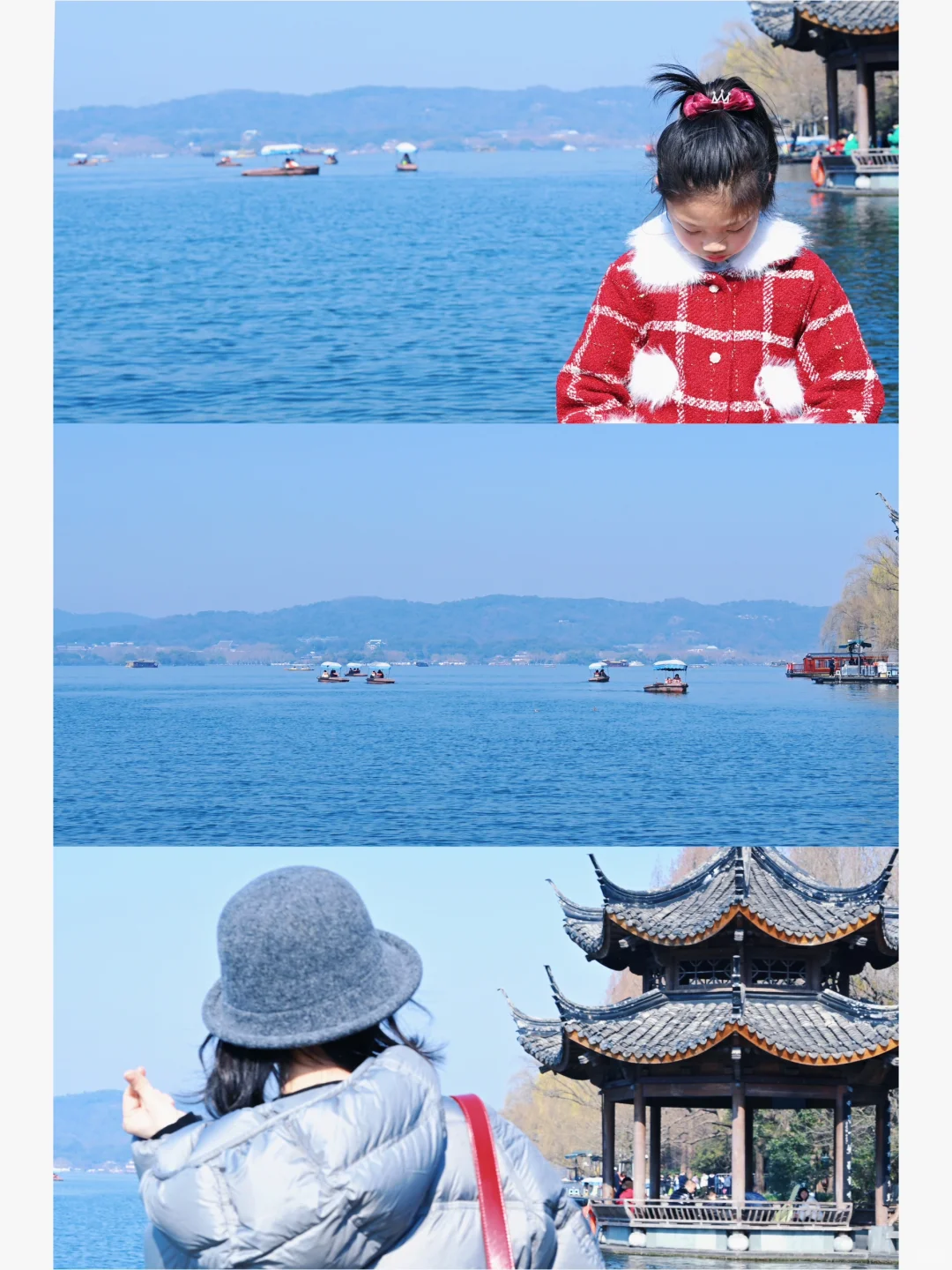 杭州遛娃｜今天的西湖太美了，看一眼就……