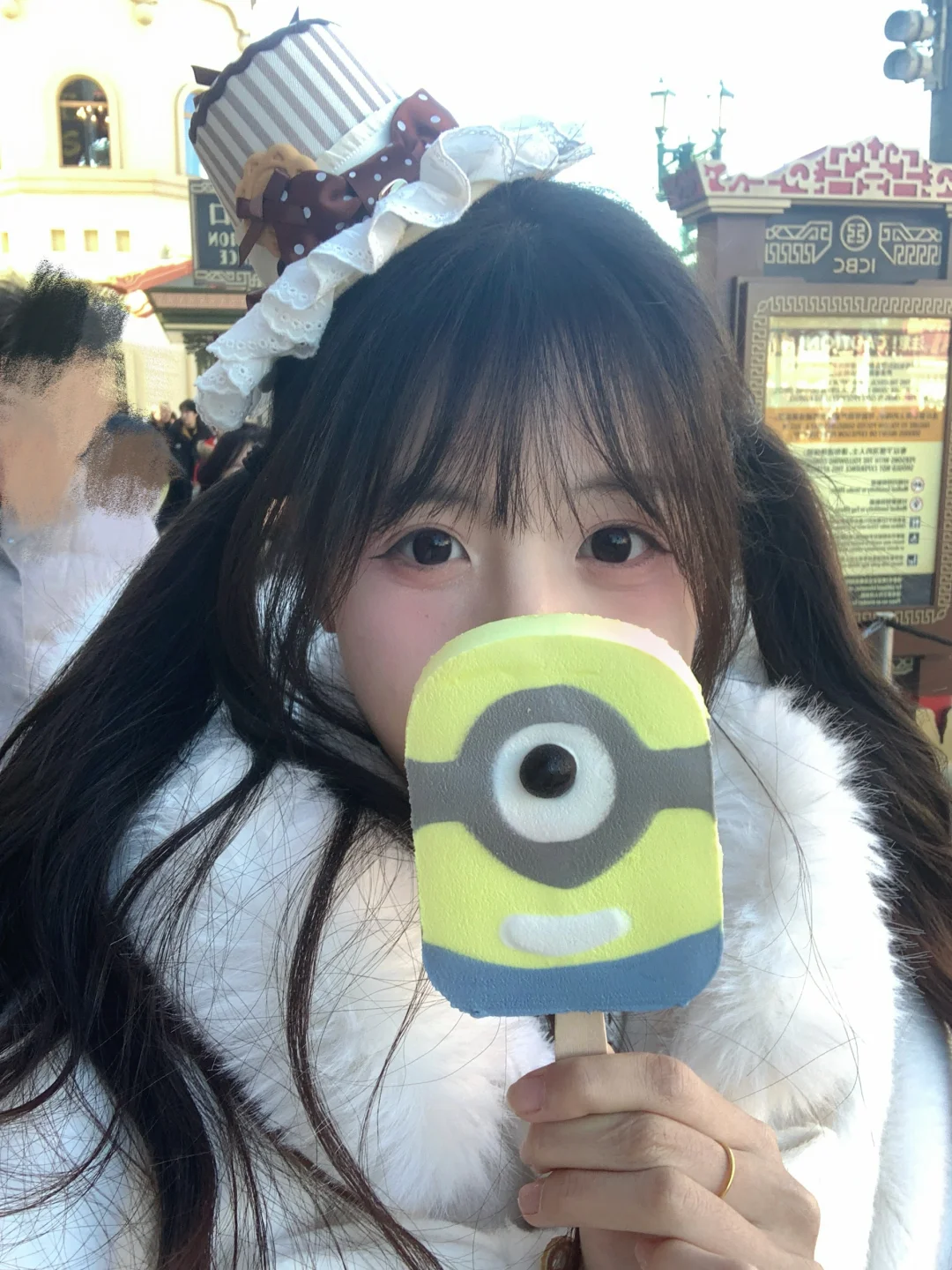 穿lolita来环球影城玩啦！！！