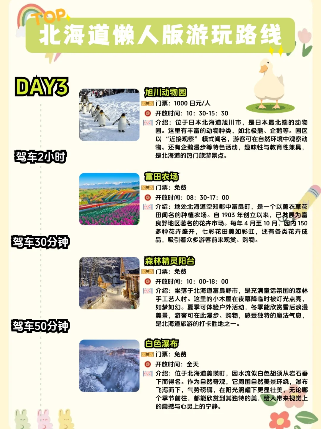 按头安利！6 天玩遍北海道，宝藏路线来了