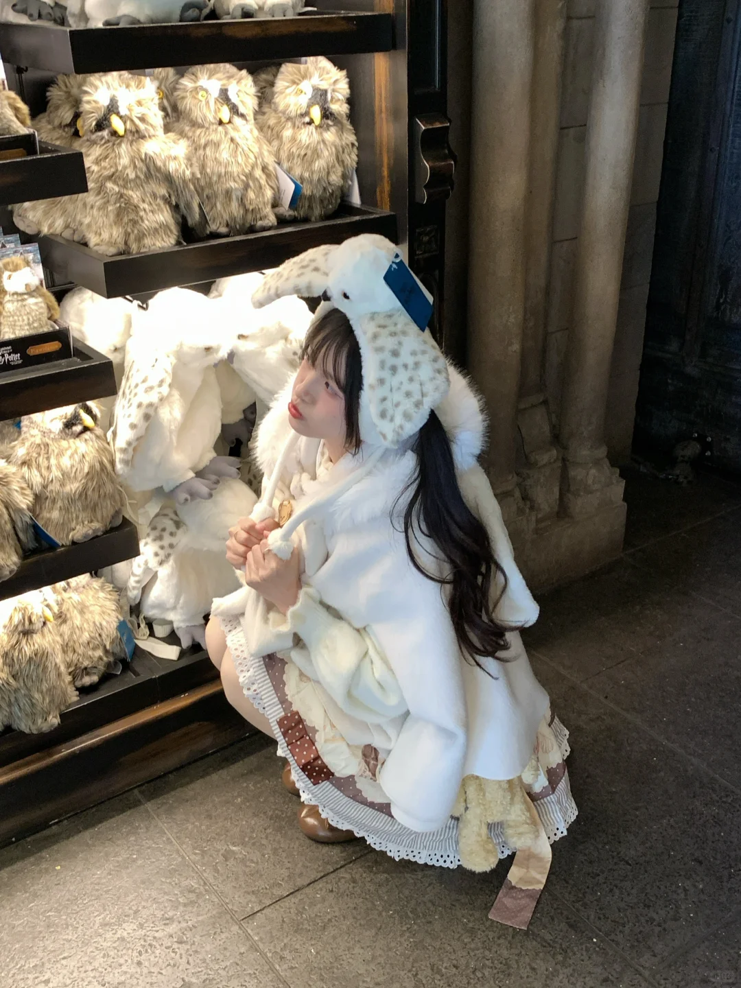 穿lolita来环球影城玩啦！！！