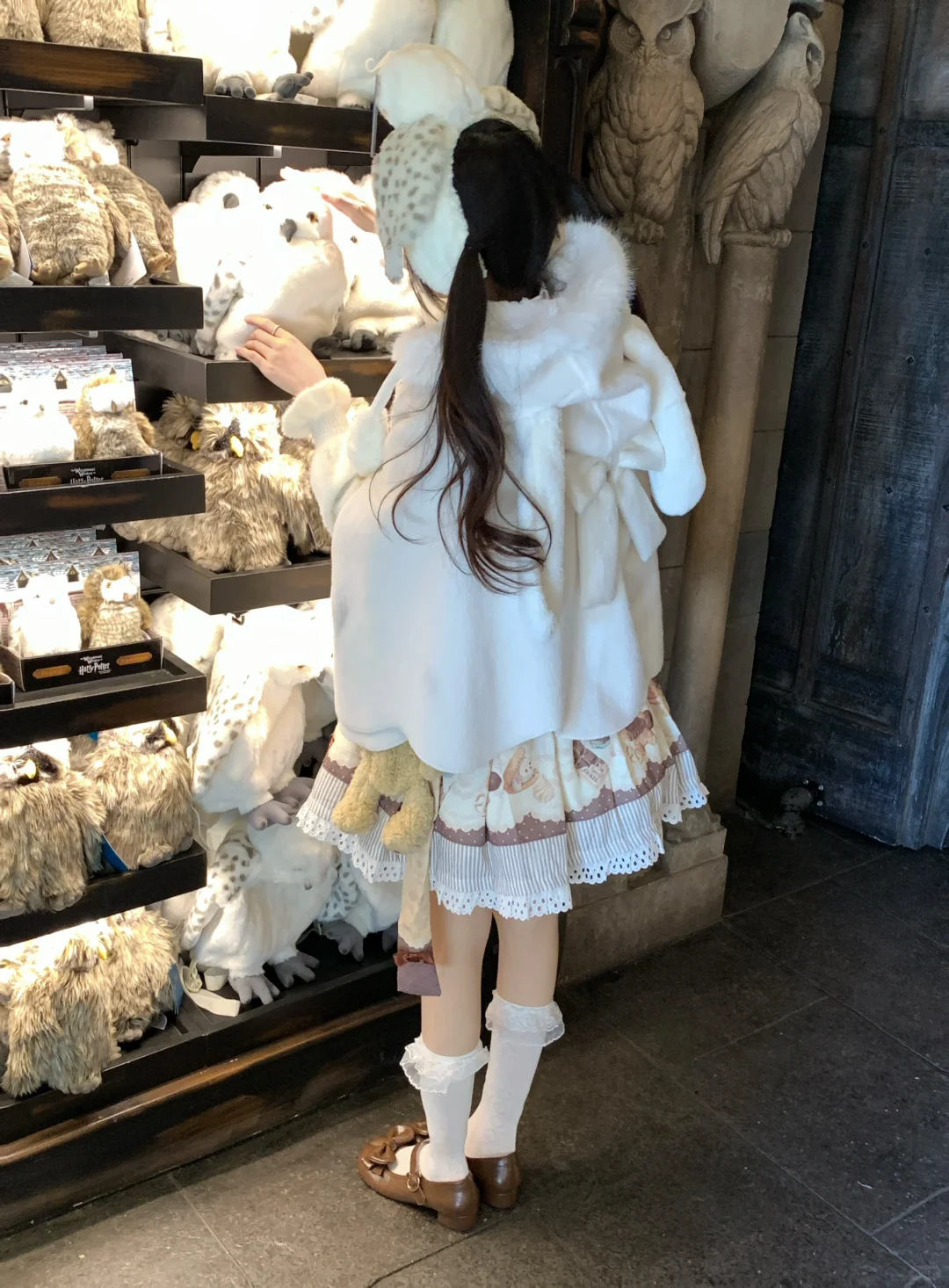 穿lolita来环球影城玩啦！！！