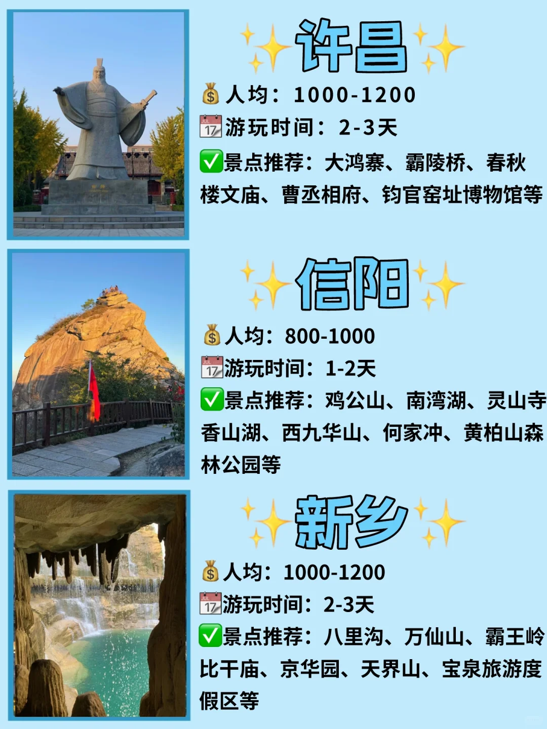 听劝❗春节来河南旅游景点推荐✌️一图秒懂