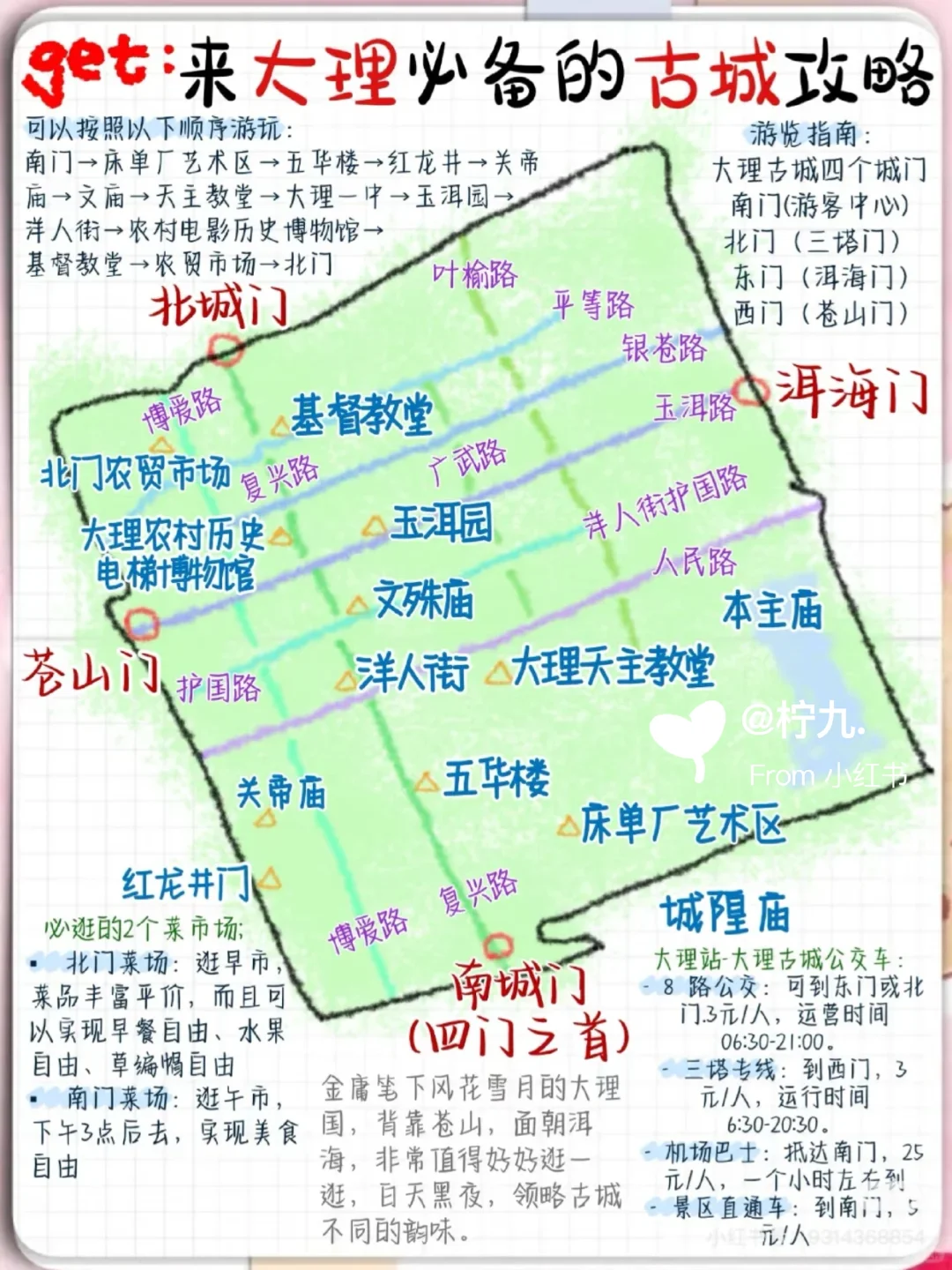大理旅游史上最全攻略~有这一篇就够了