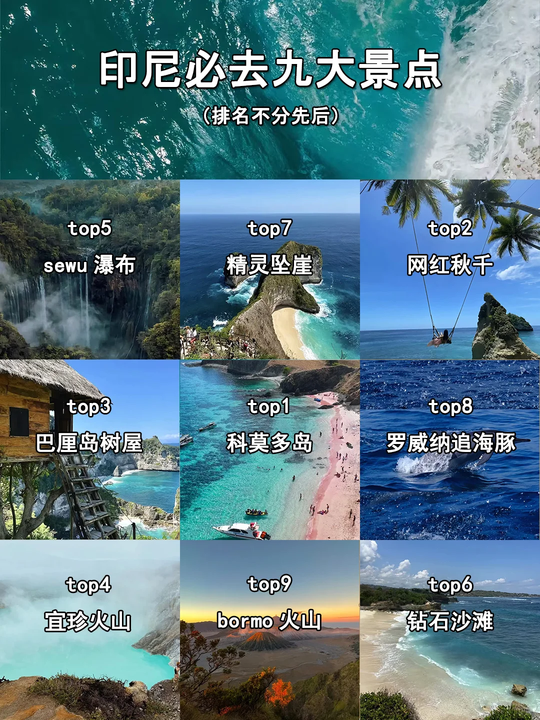 【印尼奇幻之旅】火山、海豚、瀑布，一场说