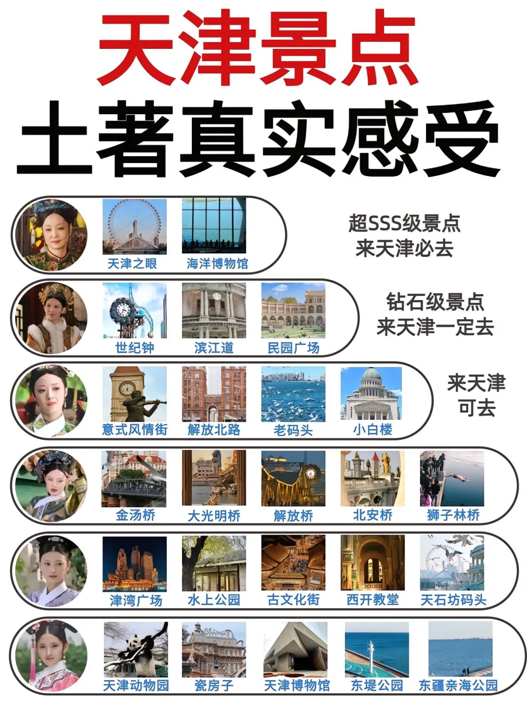 天津可太适合穷游啦！快约上好友一起来吧