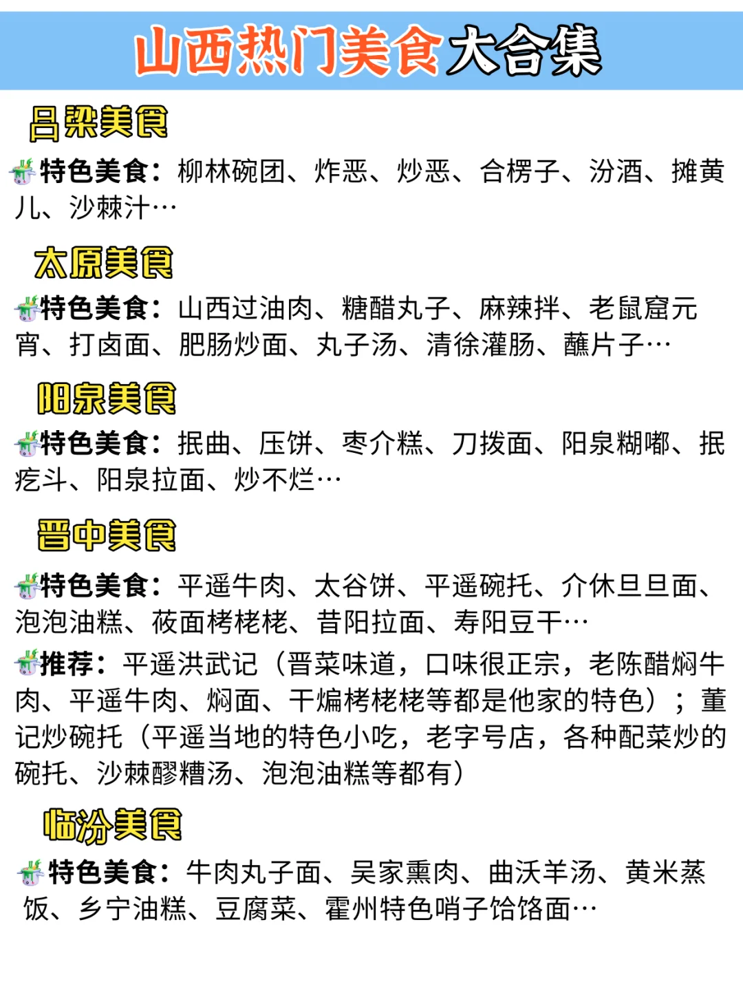 山西11市旅游景点大合集｜游玩攻略