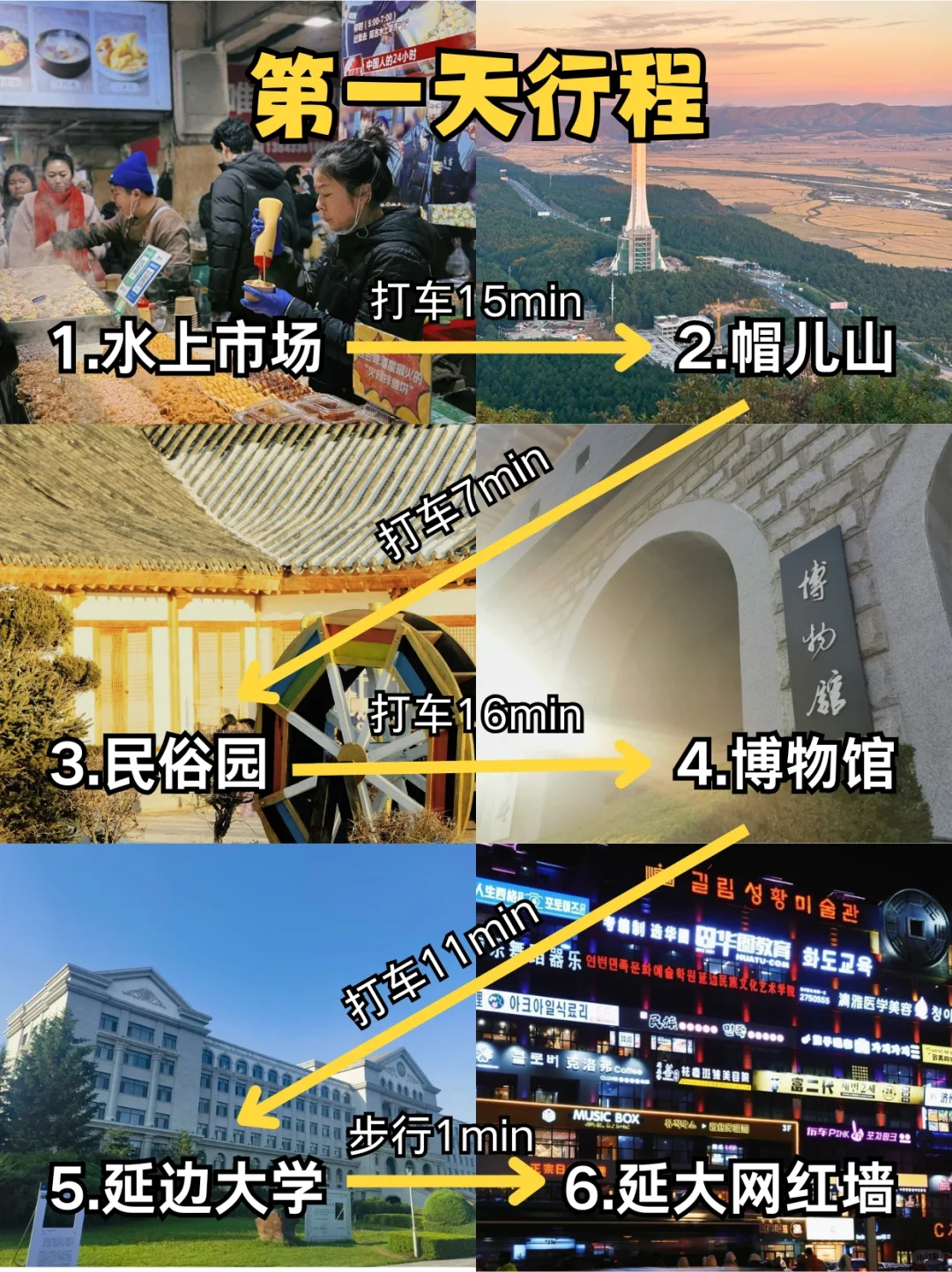 延吉📍懒人版旅游攻略！主打一个省力不绕路