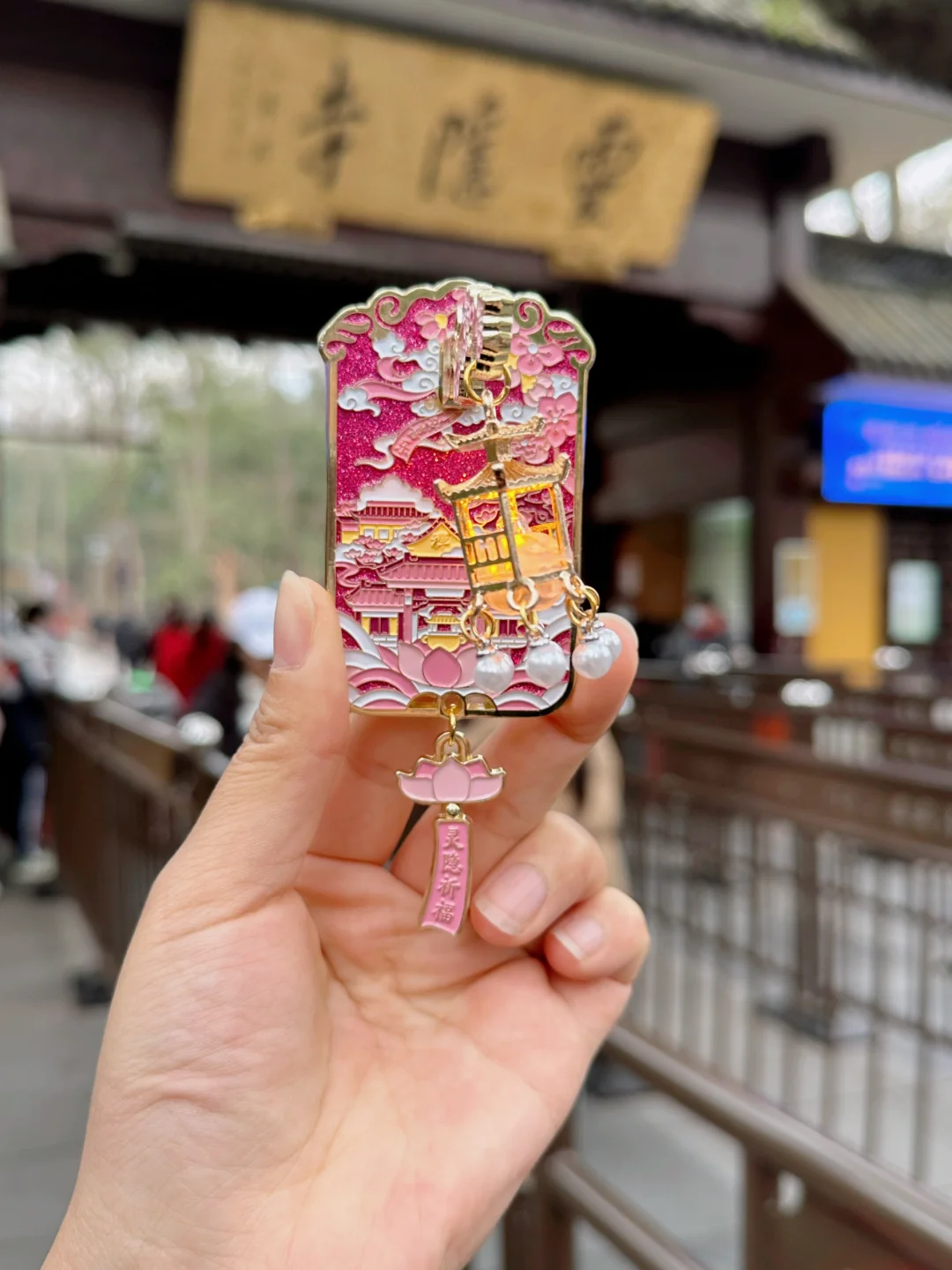 灵隐寺的樱花开了🌸杭州的3月美到封神