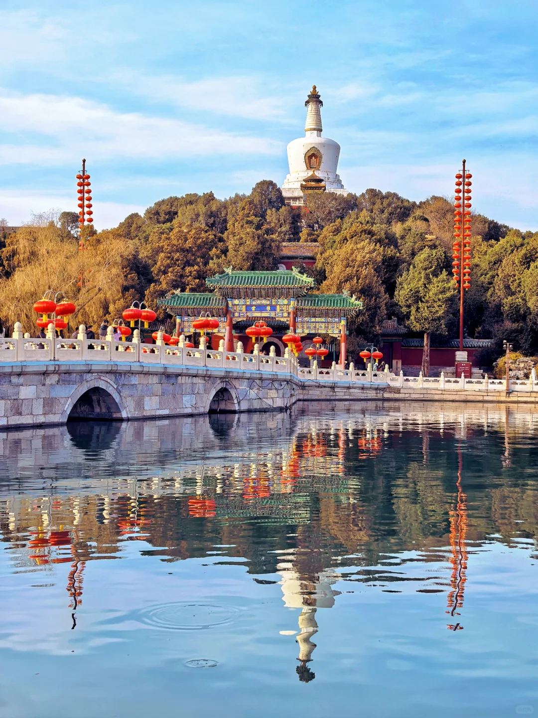 烟花三月下北海，不愧是老祖宗的🌸园！
