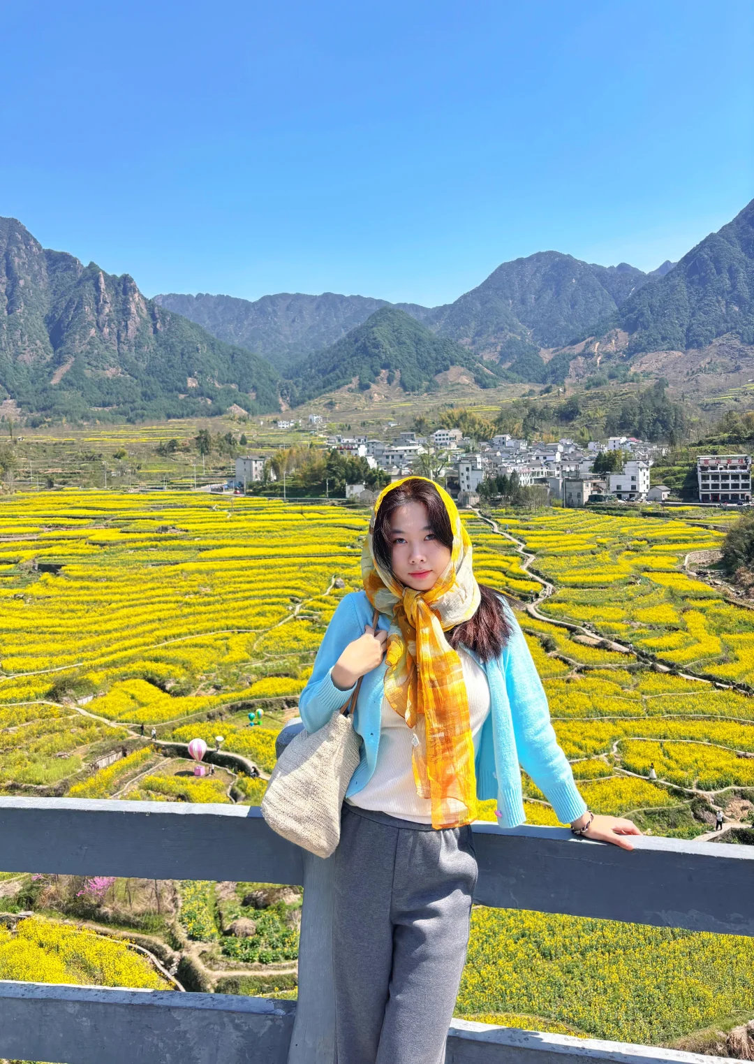 婺源宏村去腻了❗️绝美油菜花梯田在这里