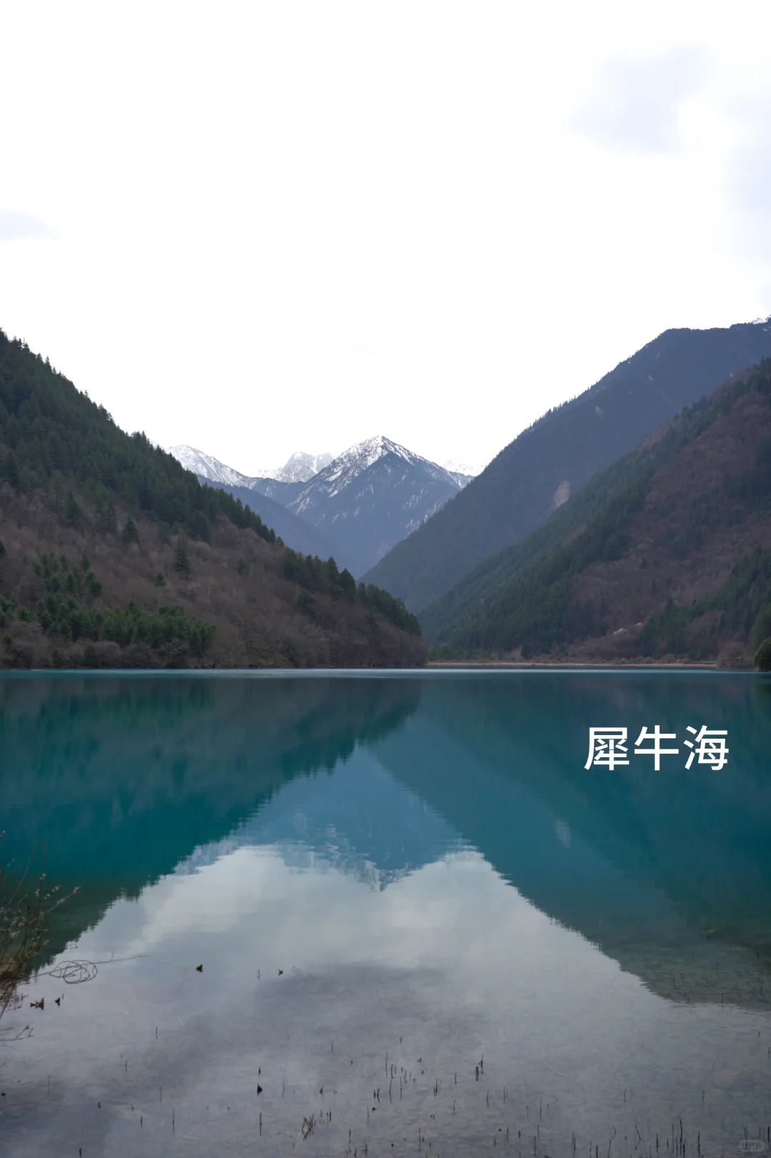 枯水期的九寨沟就这样玩