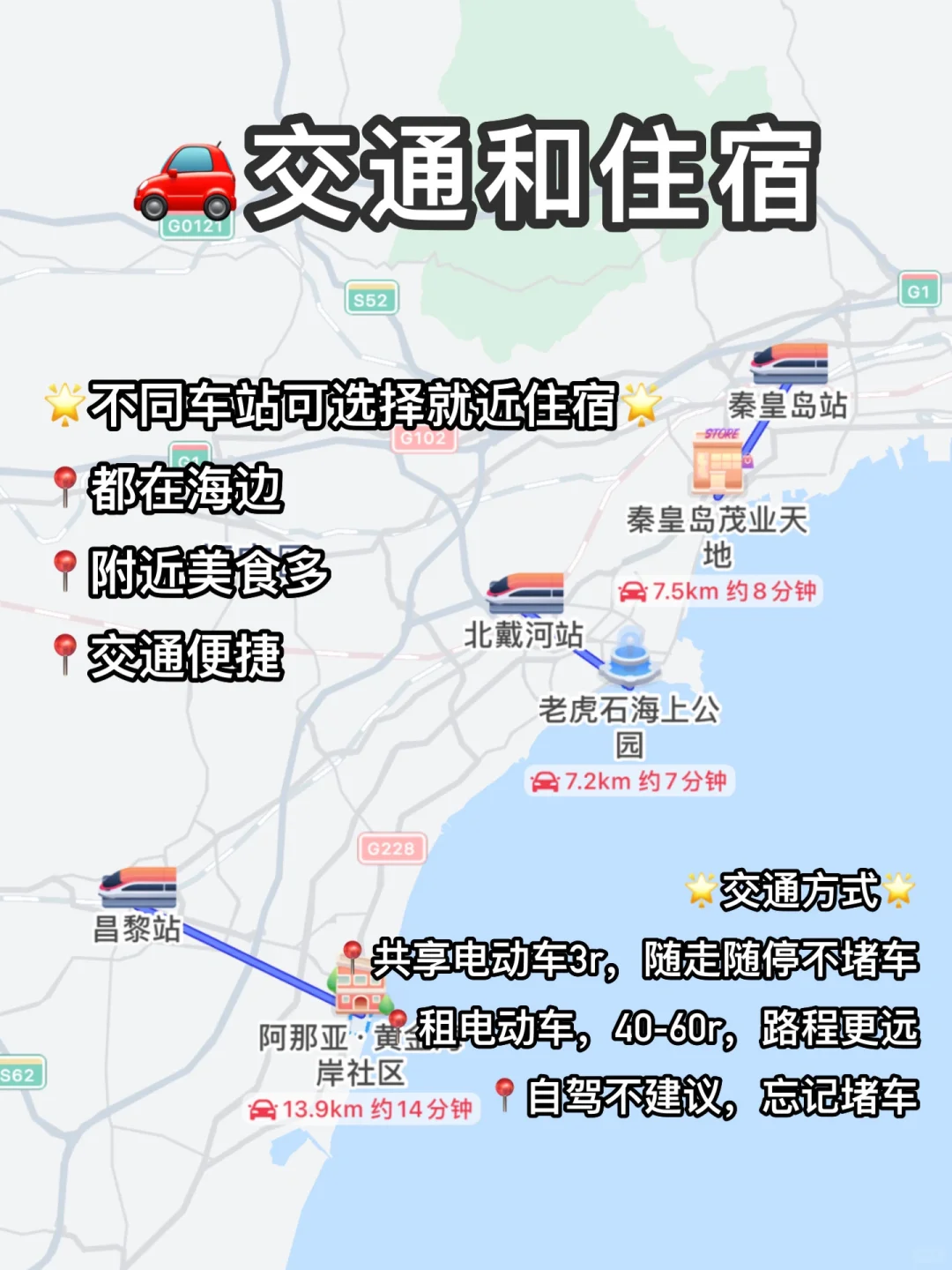 秦皇岛｜3天2晚人均500💰，性价比超哇塞‼️