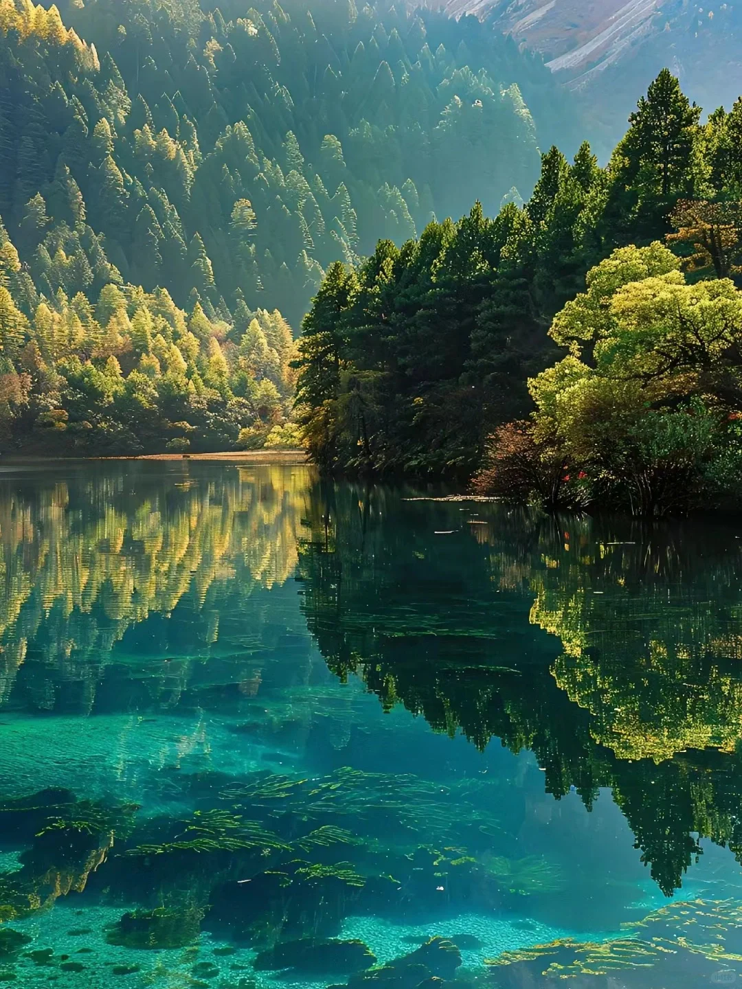 九寨沟，惊艳世界的色彩仙境✨