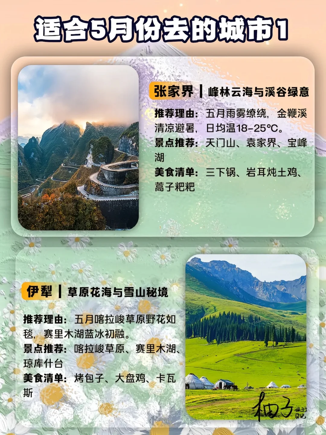 全国适合5月份去旅游的城市