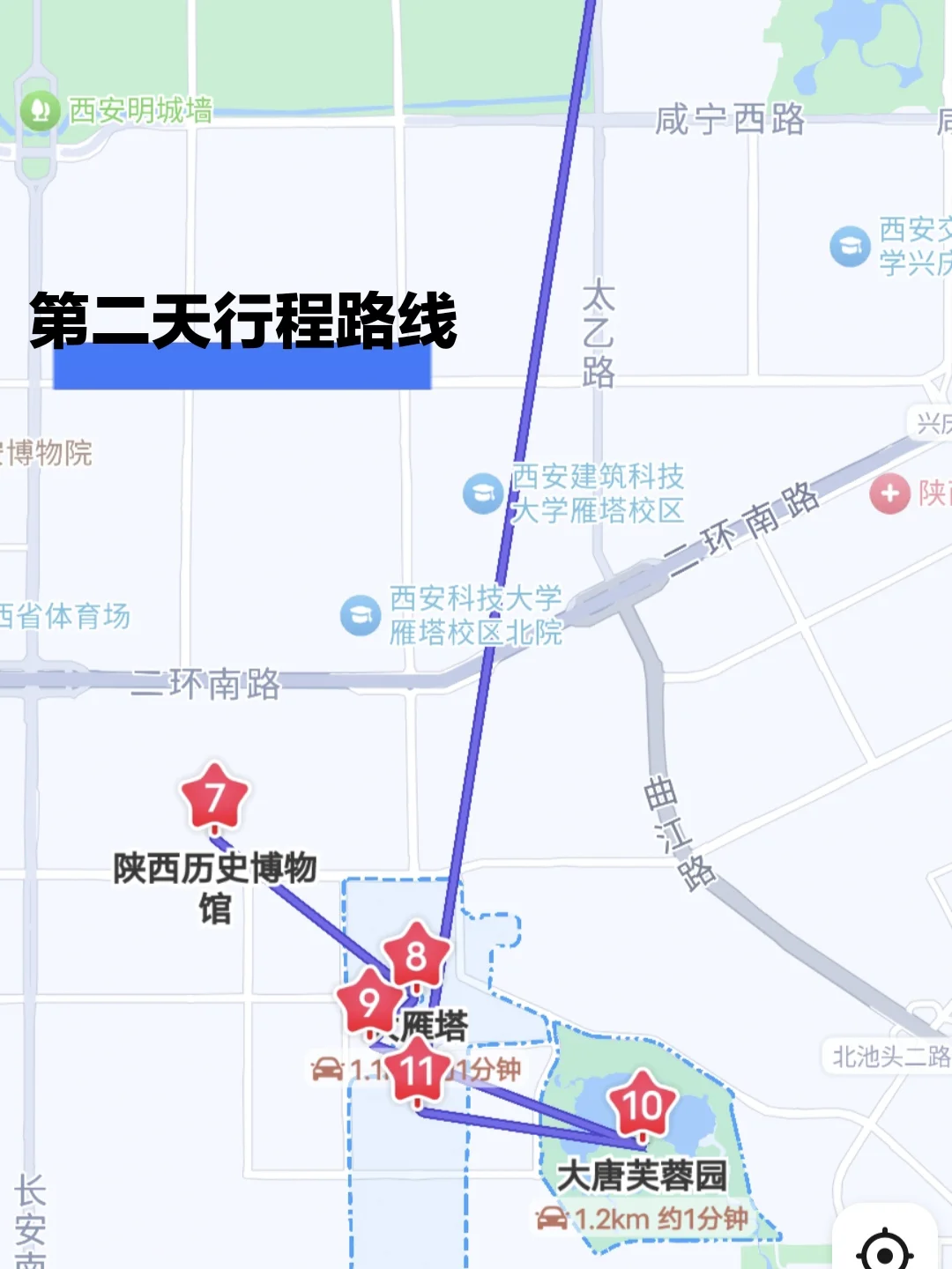 大学生周末📍西安3️⃣日游详细路线安排