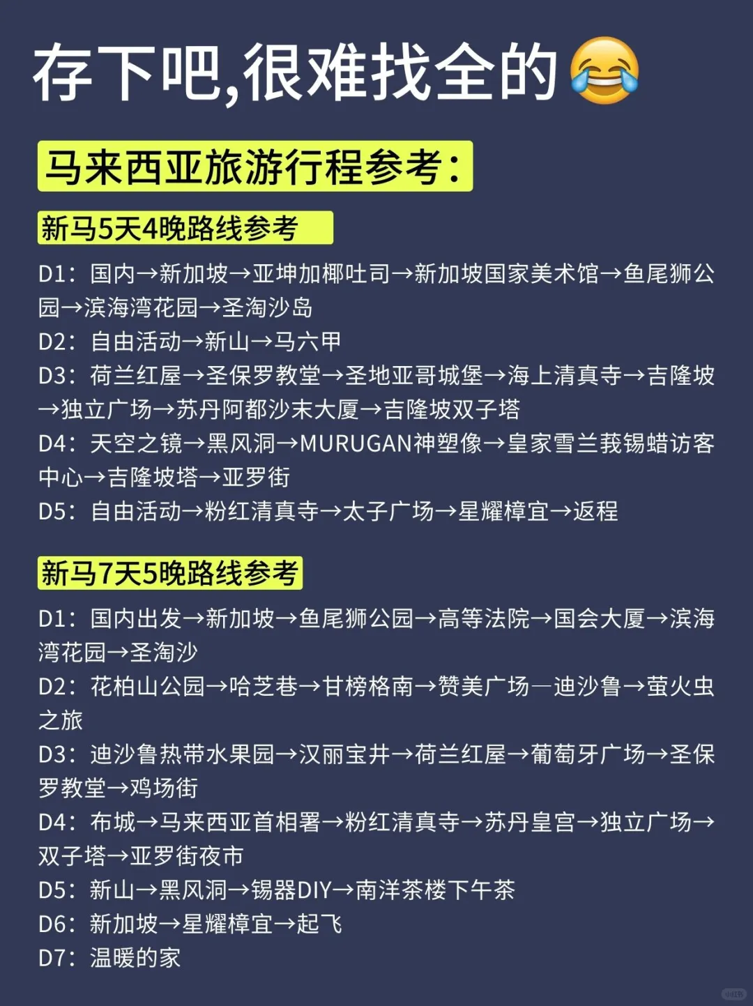 听劝‼4-6月去马来西亚旅游🔥先认真看完