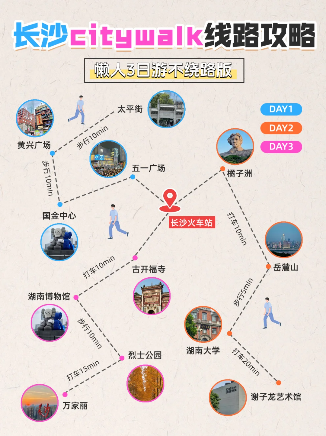 五一去长沙！！3天2夜懒人版攻略已做好！！！