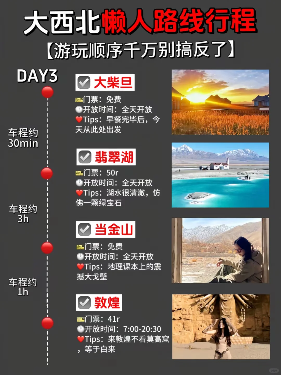 旅游攻略西北行攻略