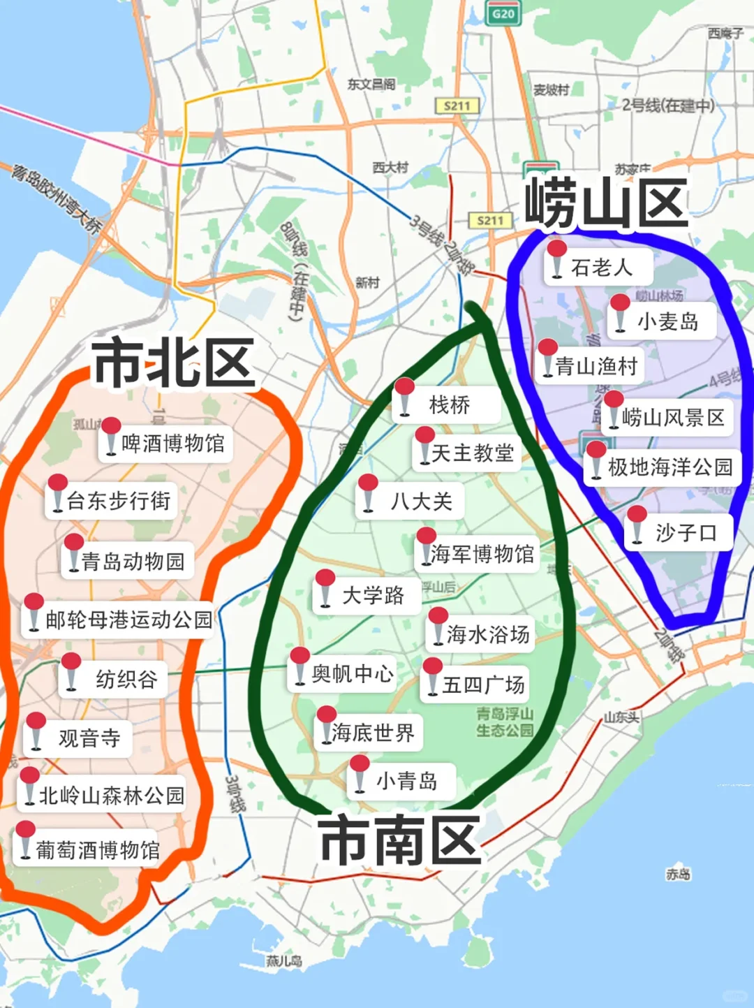 终于弄明白青岛怎么玩不绕路‼️附旅游攻略