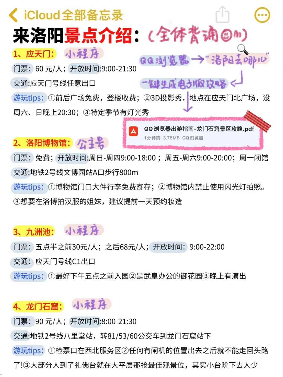 5月去洛阳旅行，我想说几句大实话