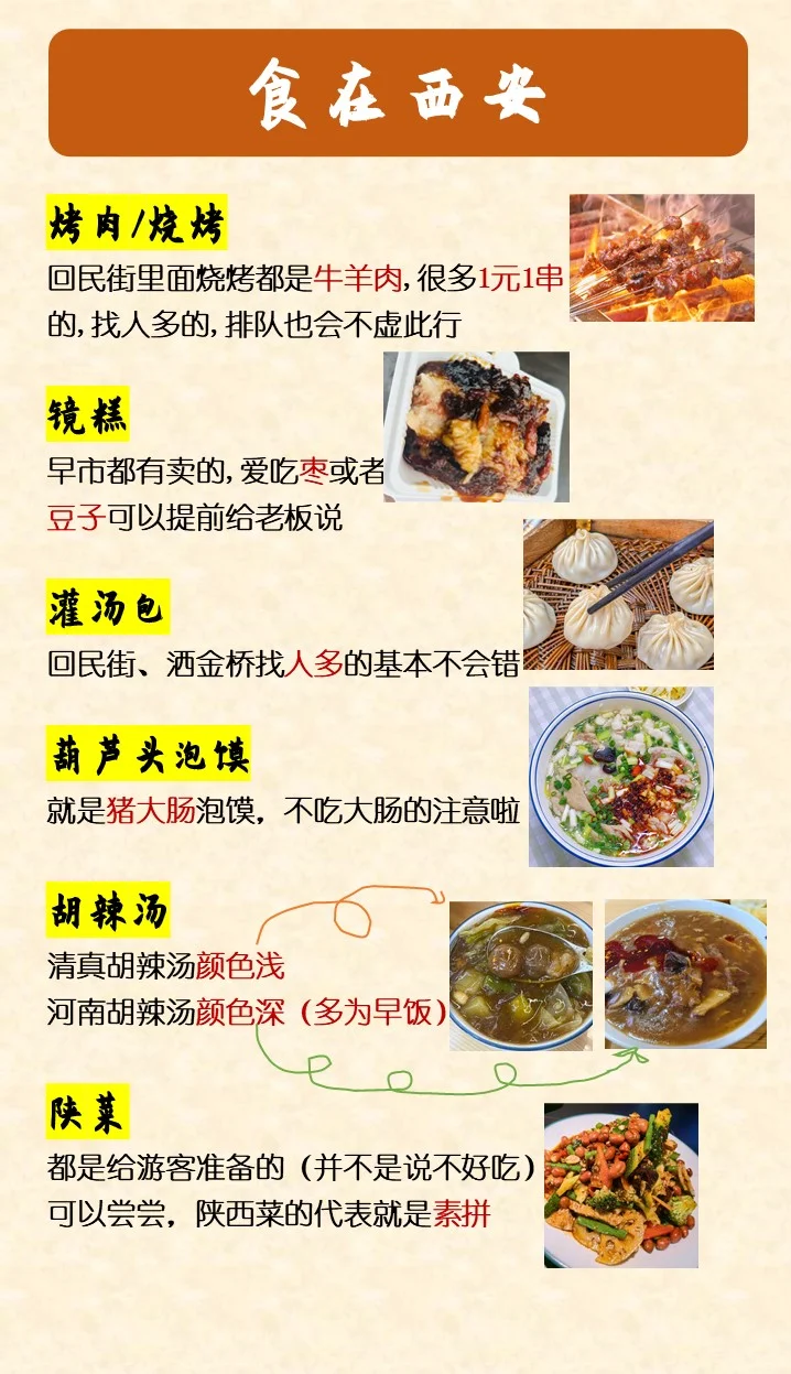 五一西安无广攻略，兄弟姐妹们看这个就够了