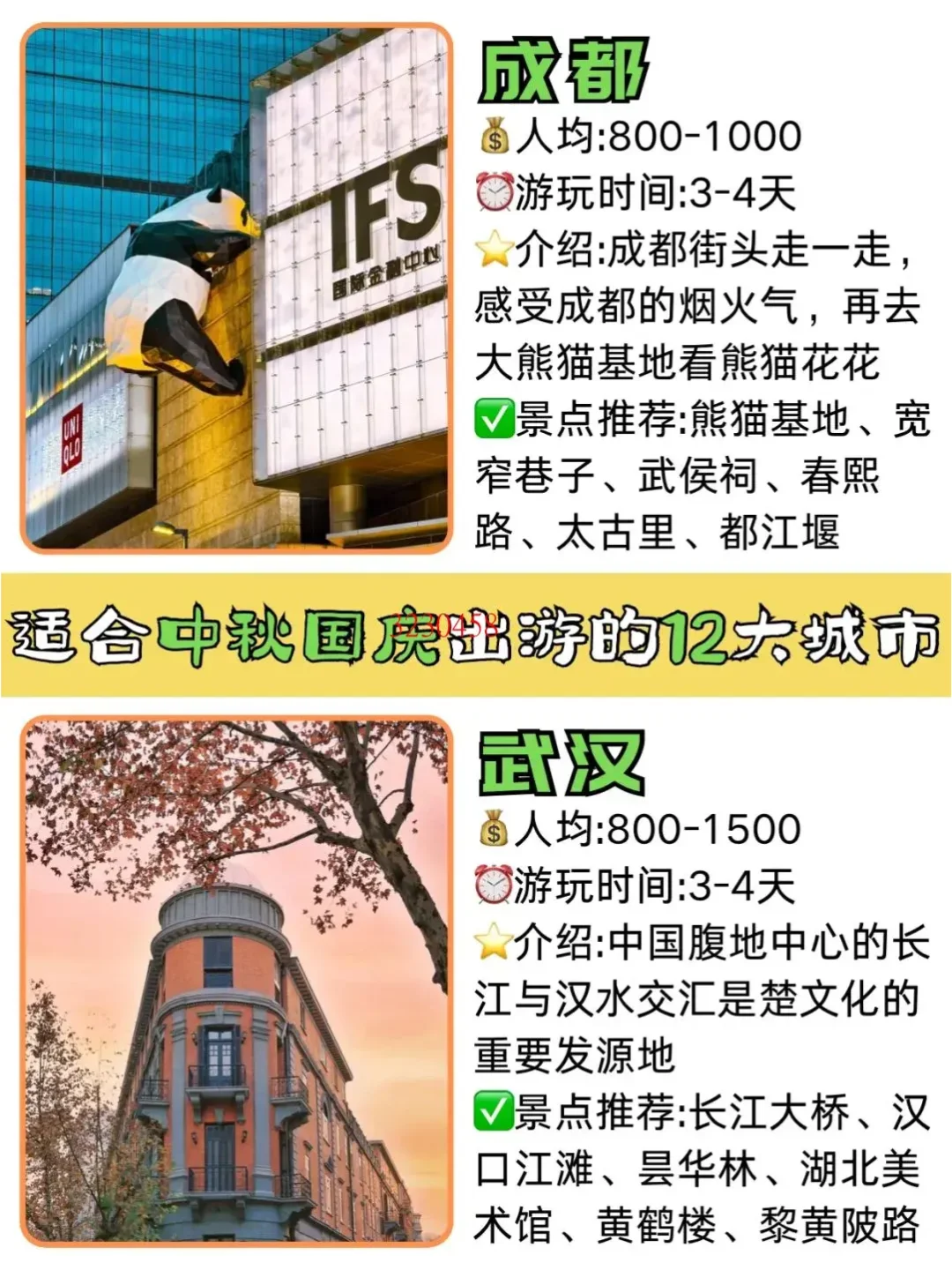 旅游shou选❗❗超好玩的12个城市