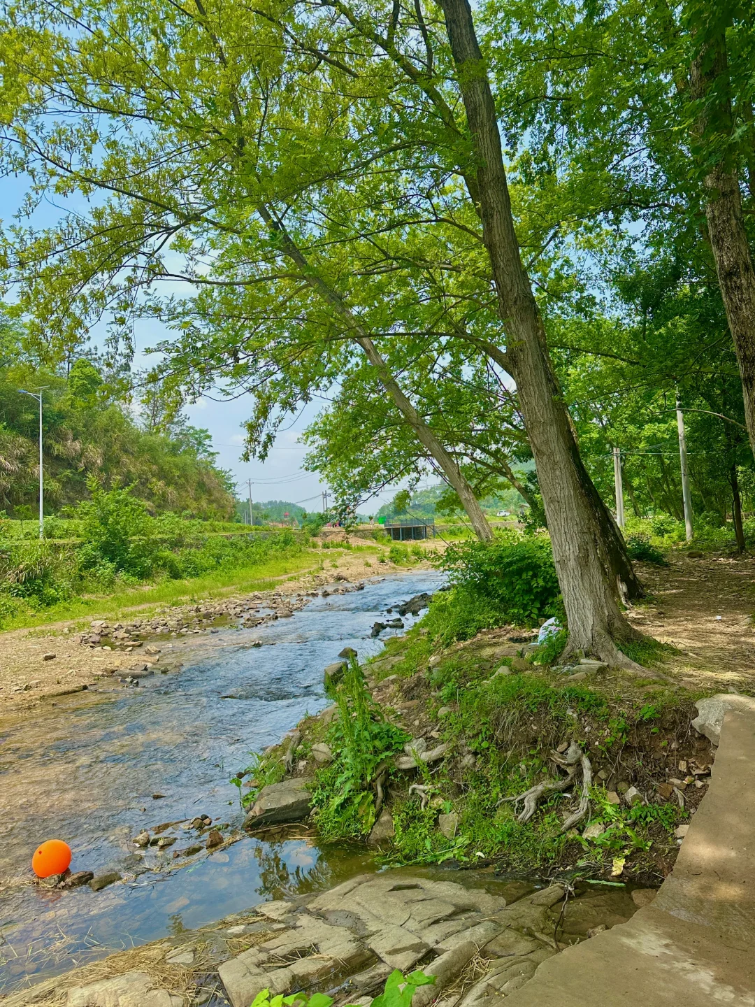 武汉距离近，水干净，还有游乐场的溯溪地🥰