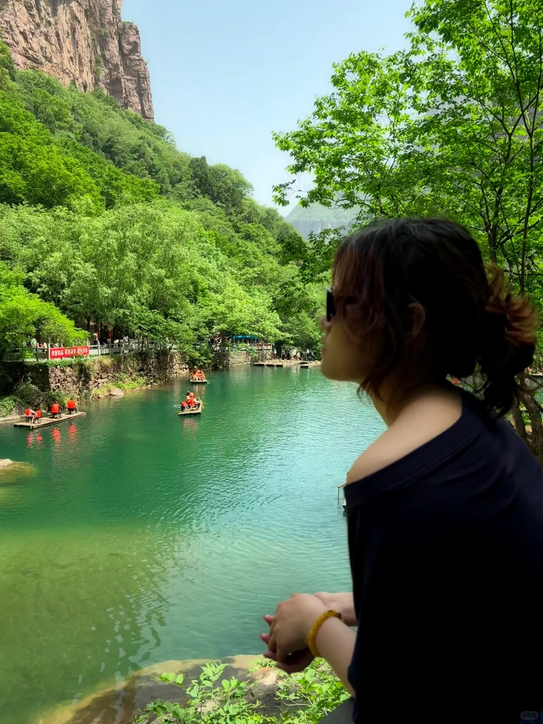 五一在八里沟包场看瀑布！！河南人你是真能藏