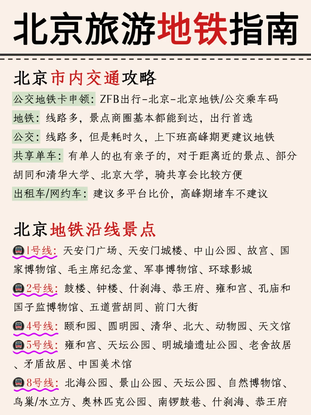 本地人熬夜整理的北京攻略😭真的超全‼️