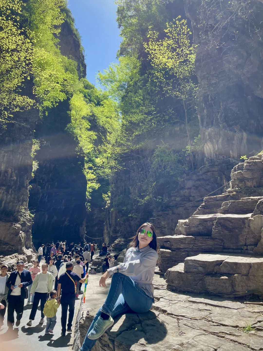 🌿【河北野三坡百里峡】人从众𠈌也值得！