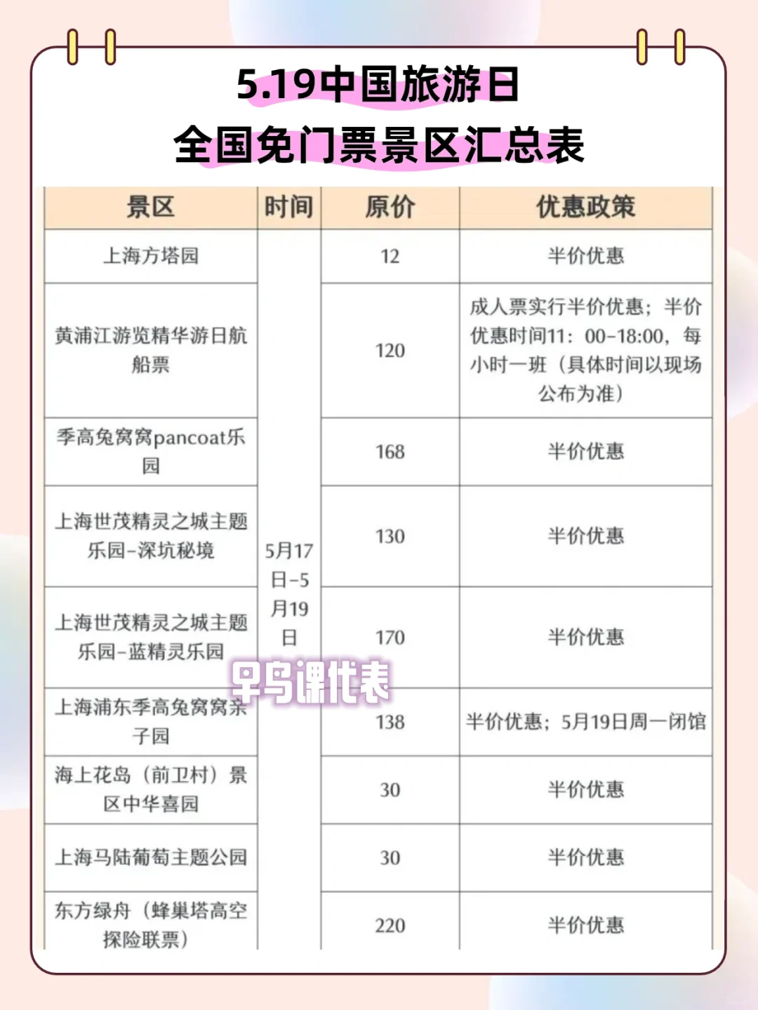 🔥5.19全国多处景区免票，有没有你想去的呀