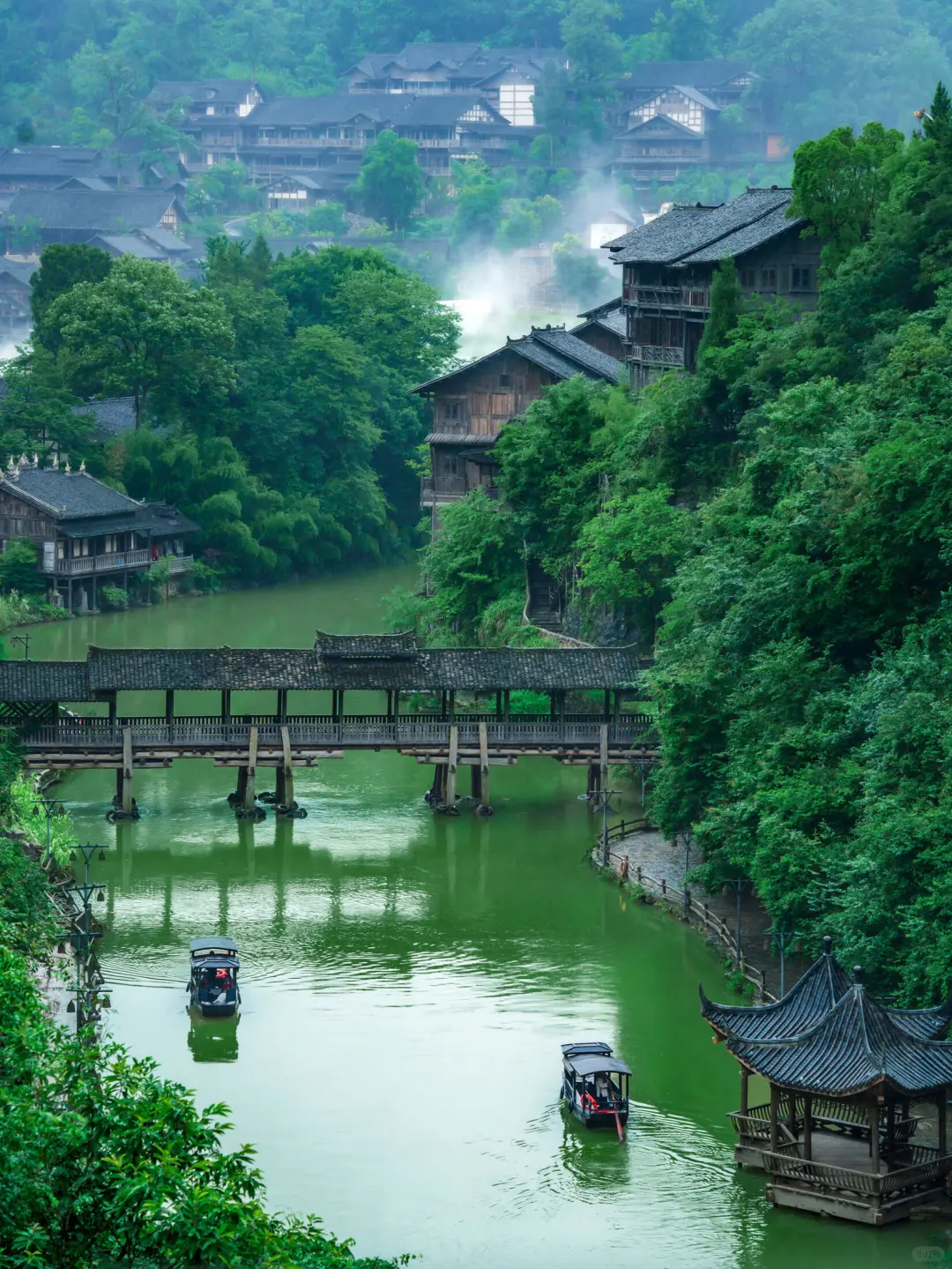 有山有水的地方，心就定住了