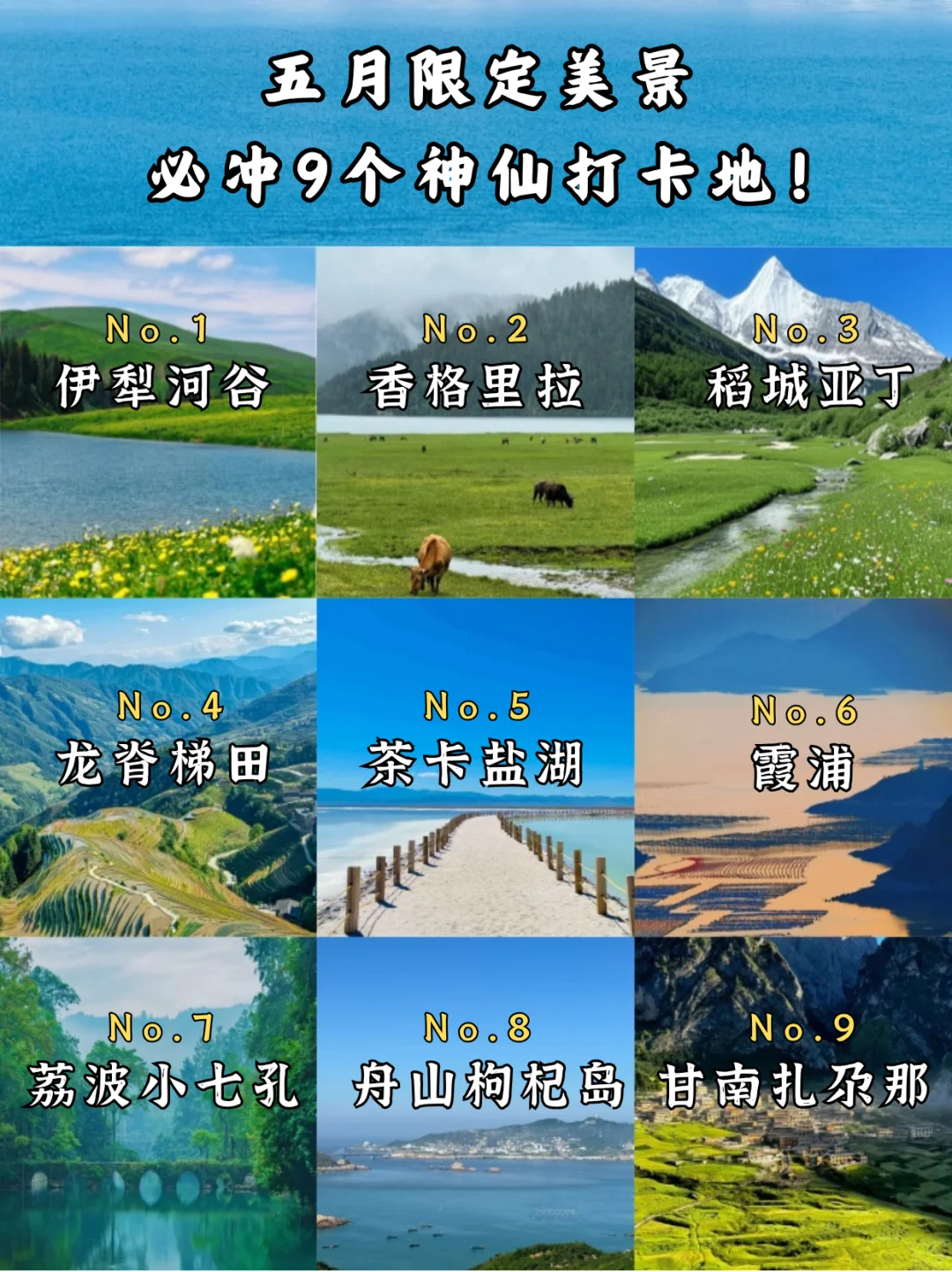 🌿 五月限定美景！学生党也能冲！