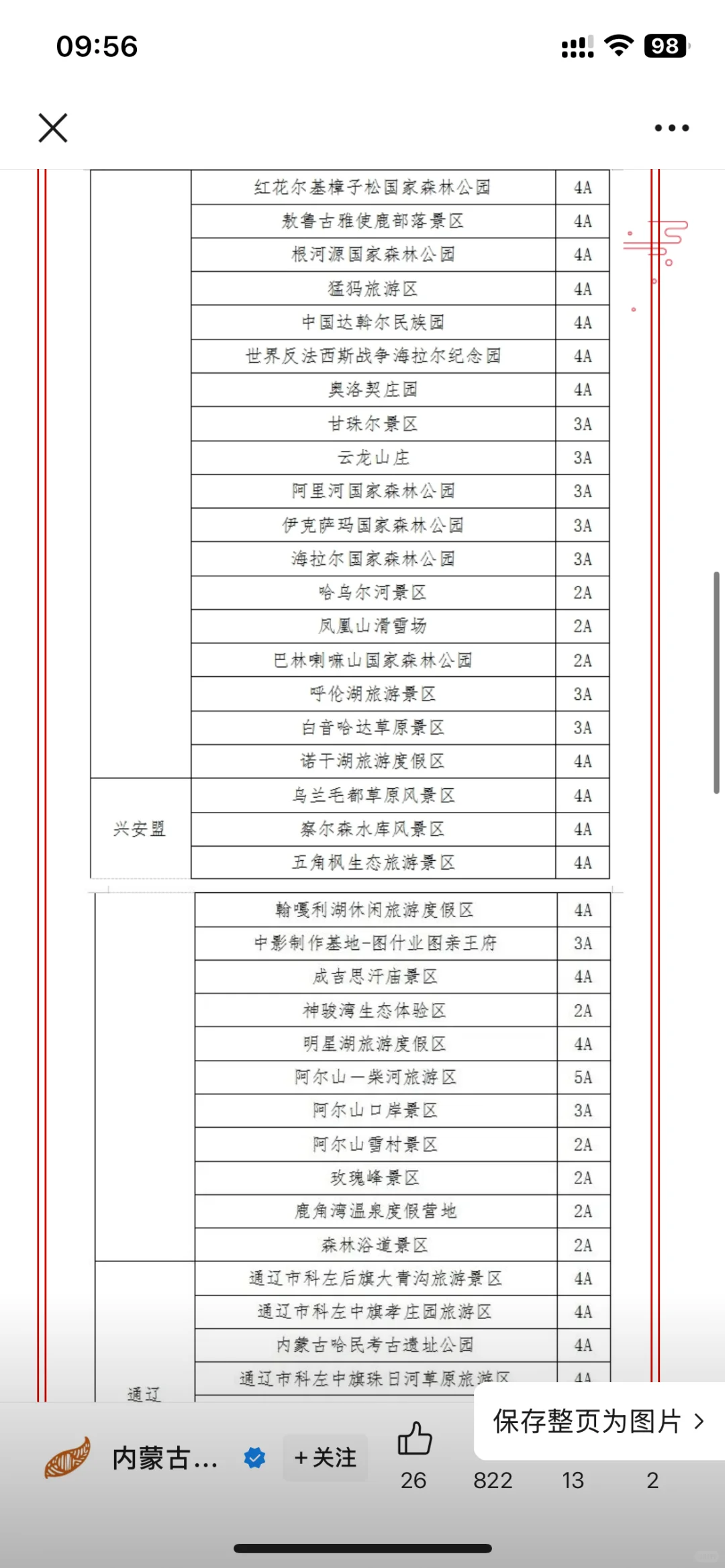 内蒙景美人少，对北京居民免费！