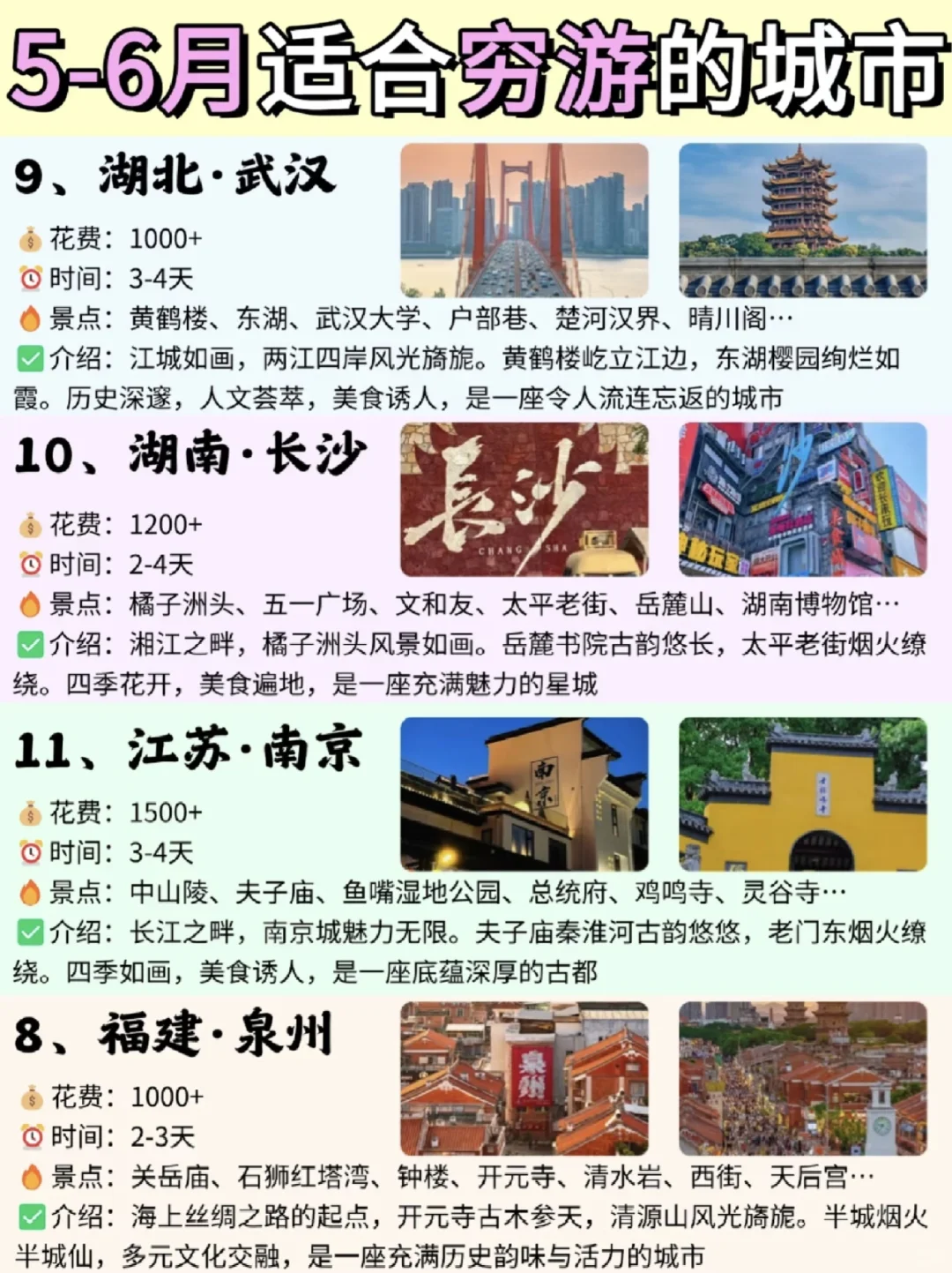 高考考完旅游推荐