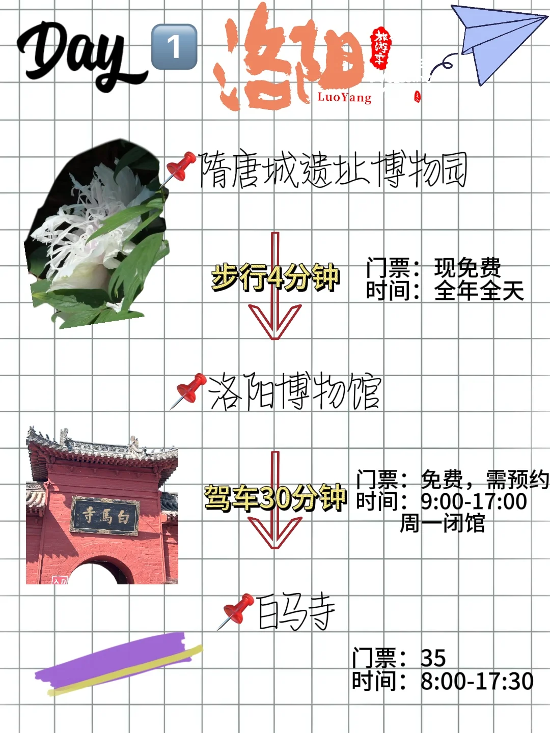 吐血整理 洛阳三天超全旅游攻略，赶紧码住