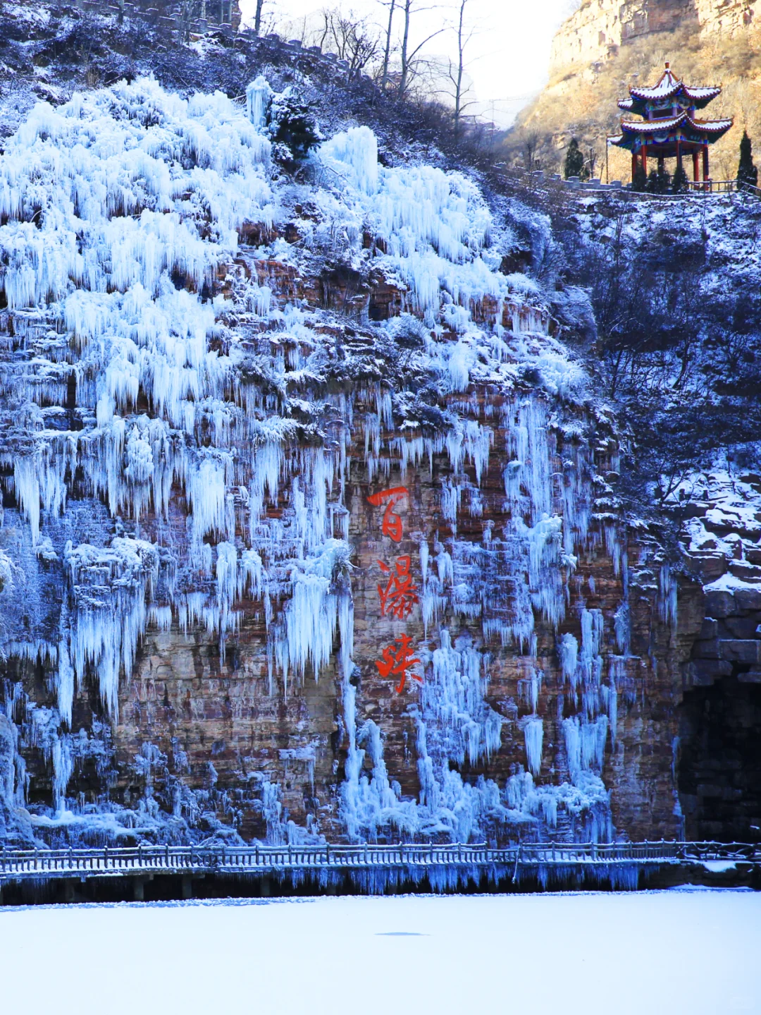美成油画！千万不要错过雪后的七步沟