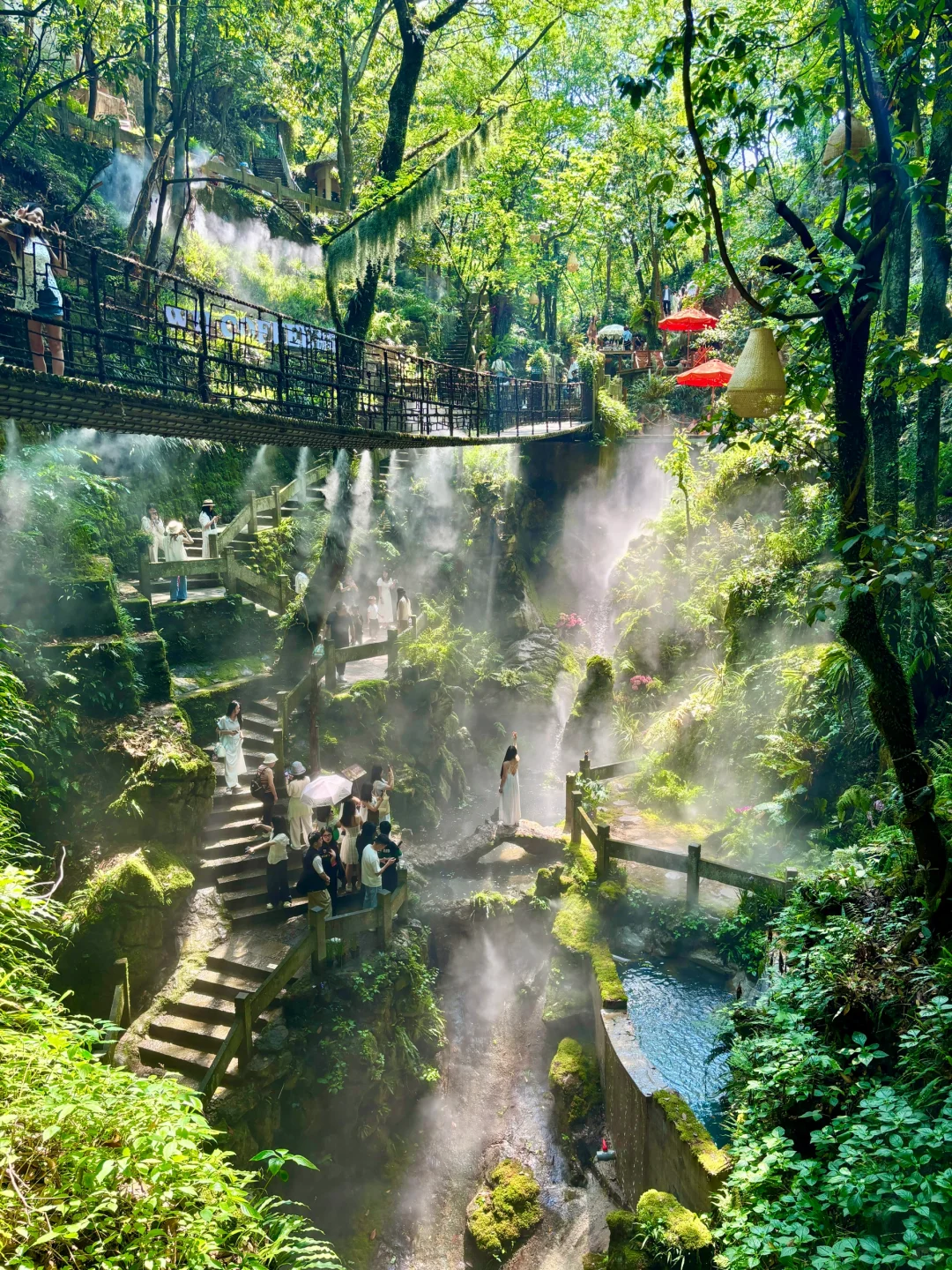 💯%出片宝藏森林秘境，避暑圣地🌴🌟🌟仙桥洞