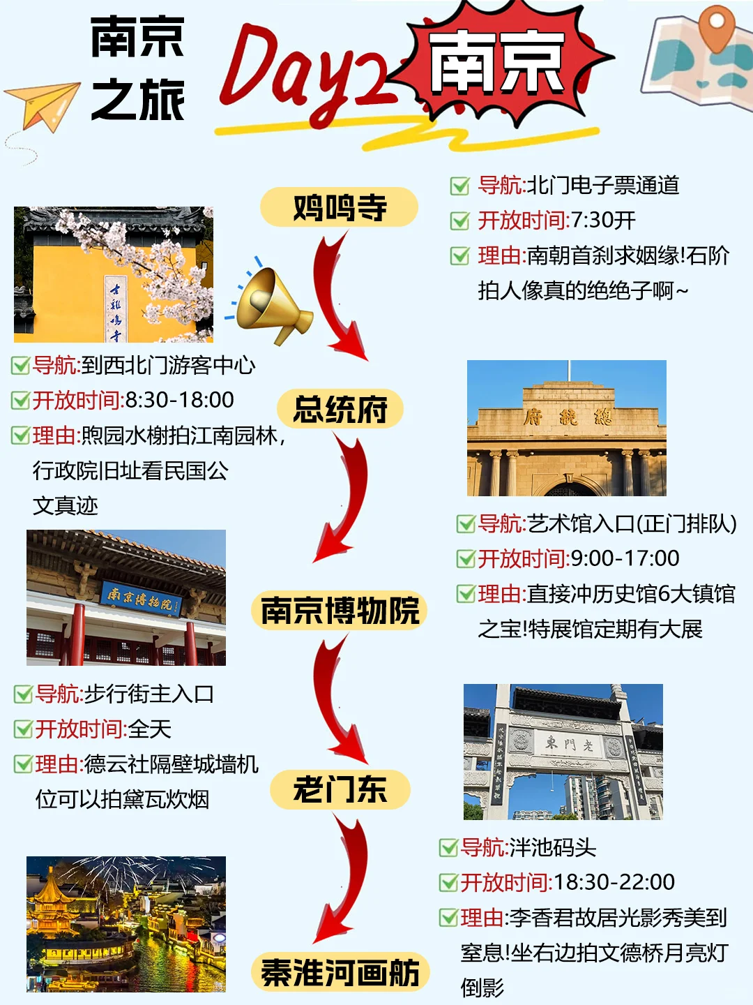 🔥J人手写南京旅游攻略｜给p人一点震撼