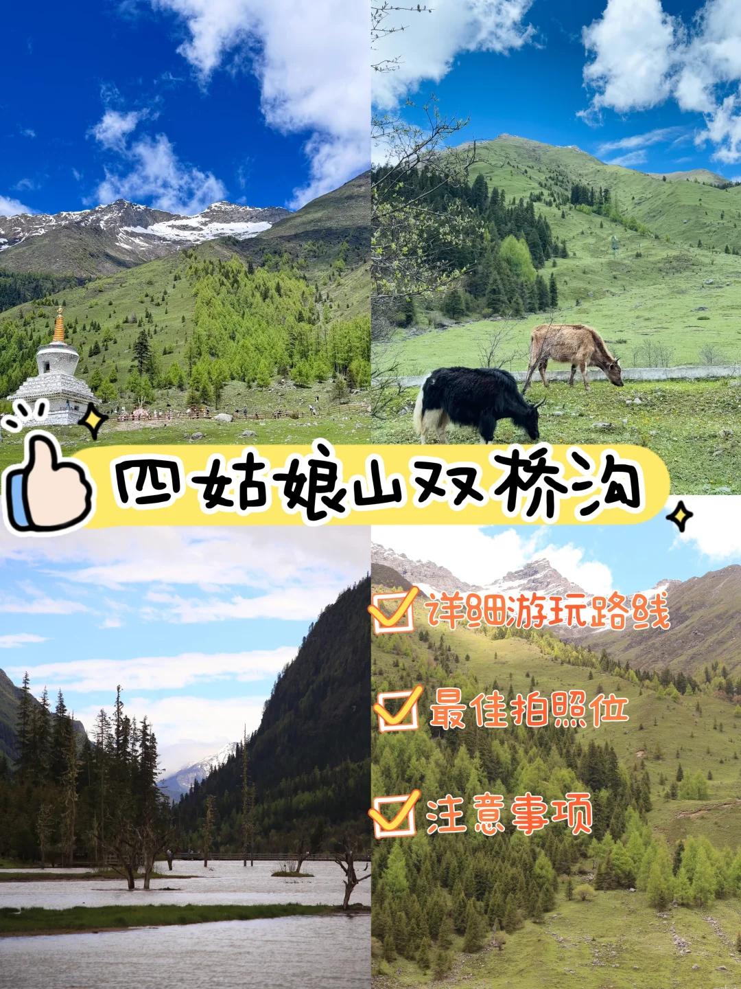 登山徒步：四姑娘山双桥沟（第四山）