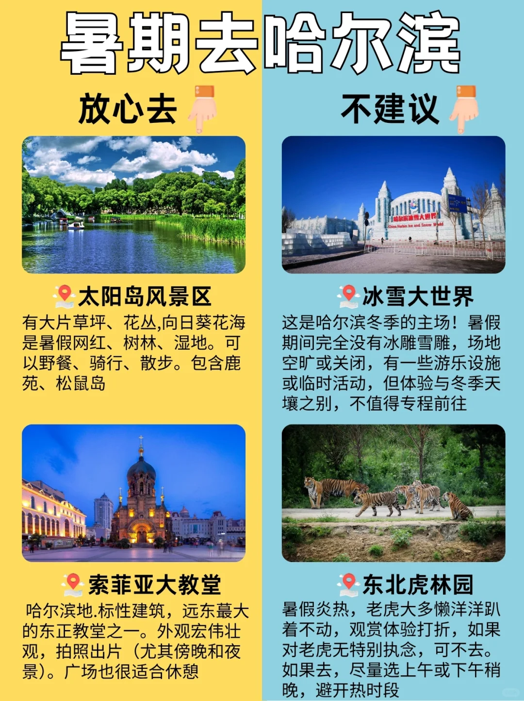 听劝！👂6-7月来哈尔滨的姐妹请🐎住