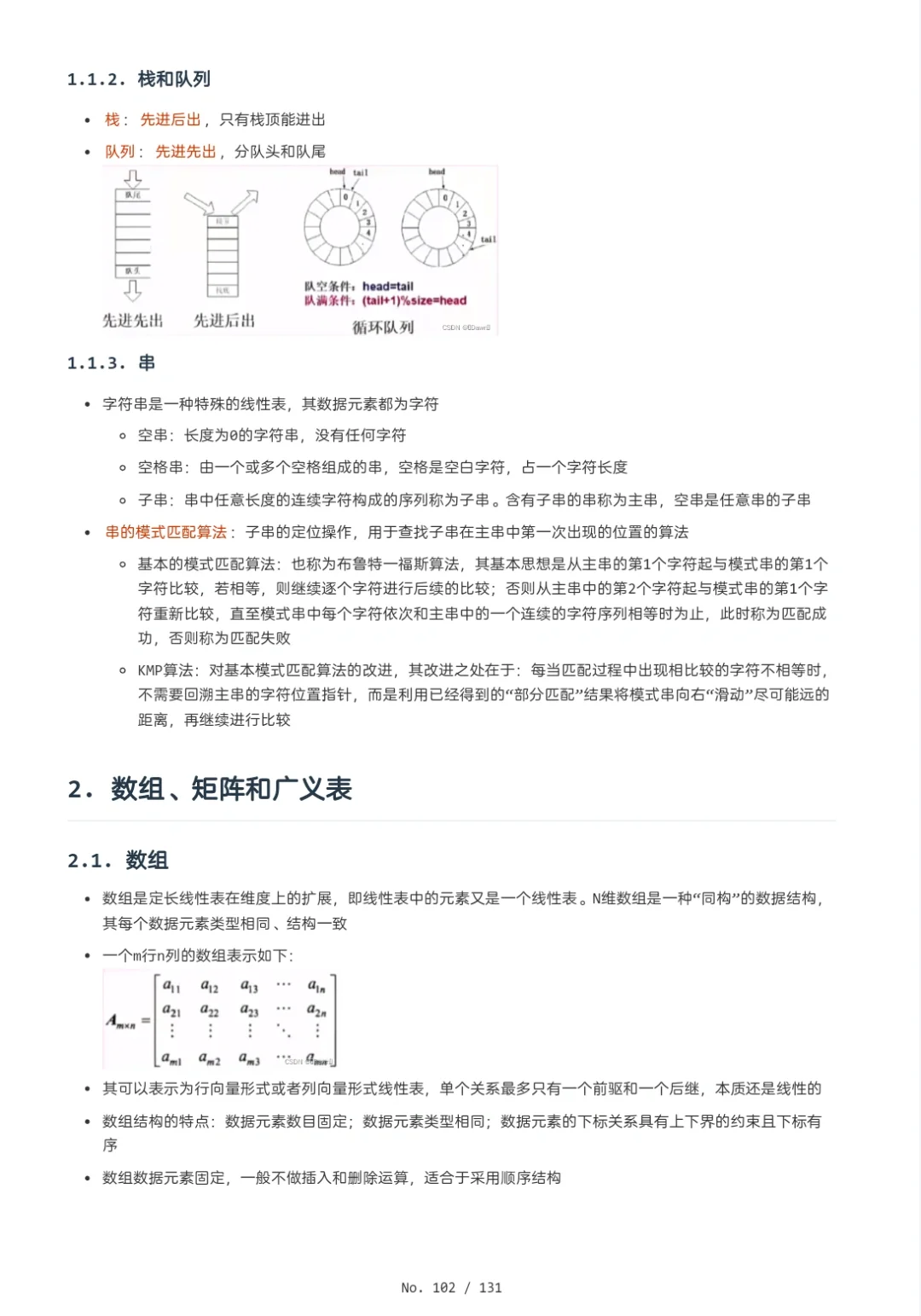 数据结构（软件设计师）