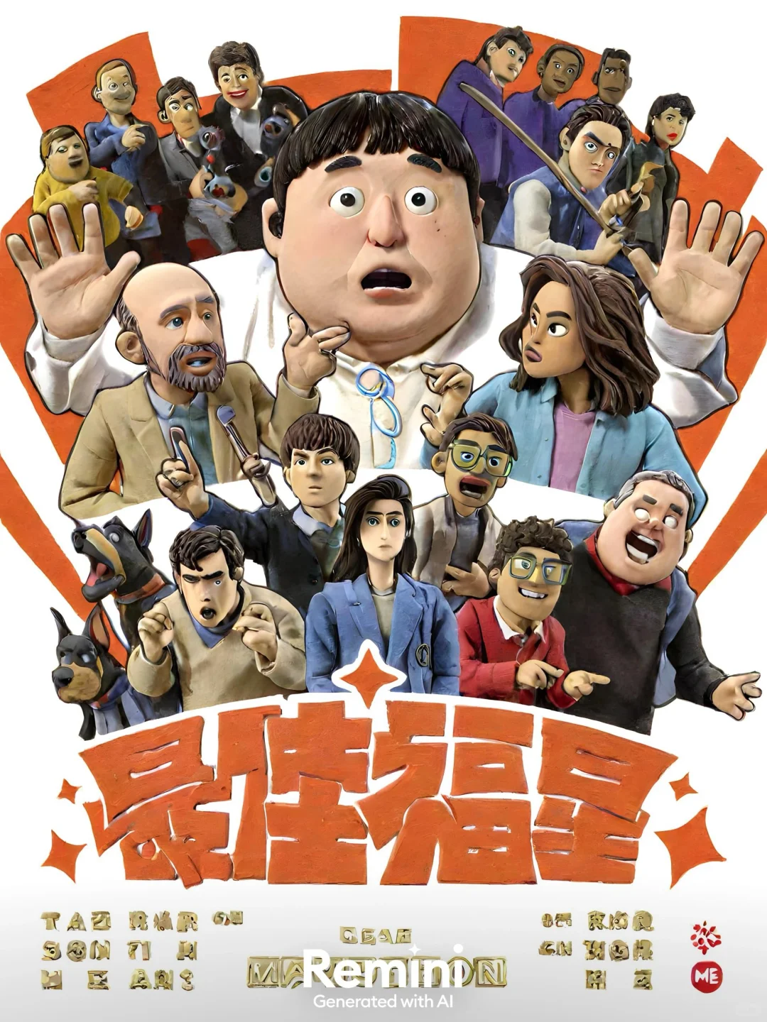 香港老电影海报-粘土特效