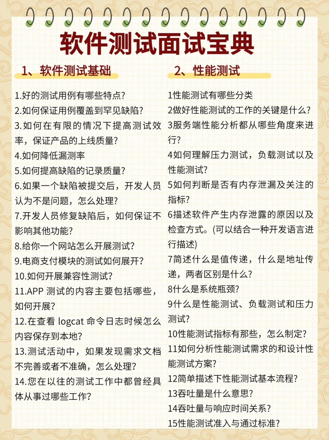 ❗软件测试背题模式，真的太爽爽爽啦😄