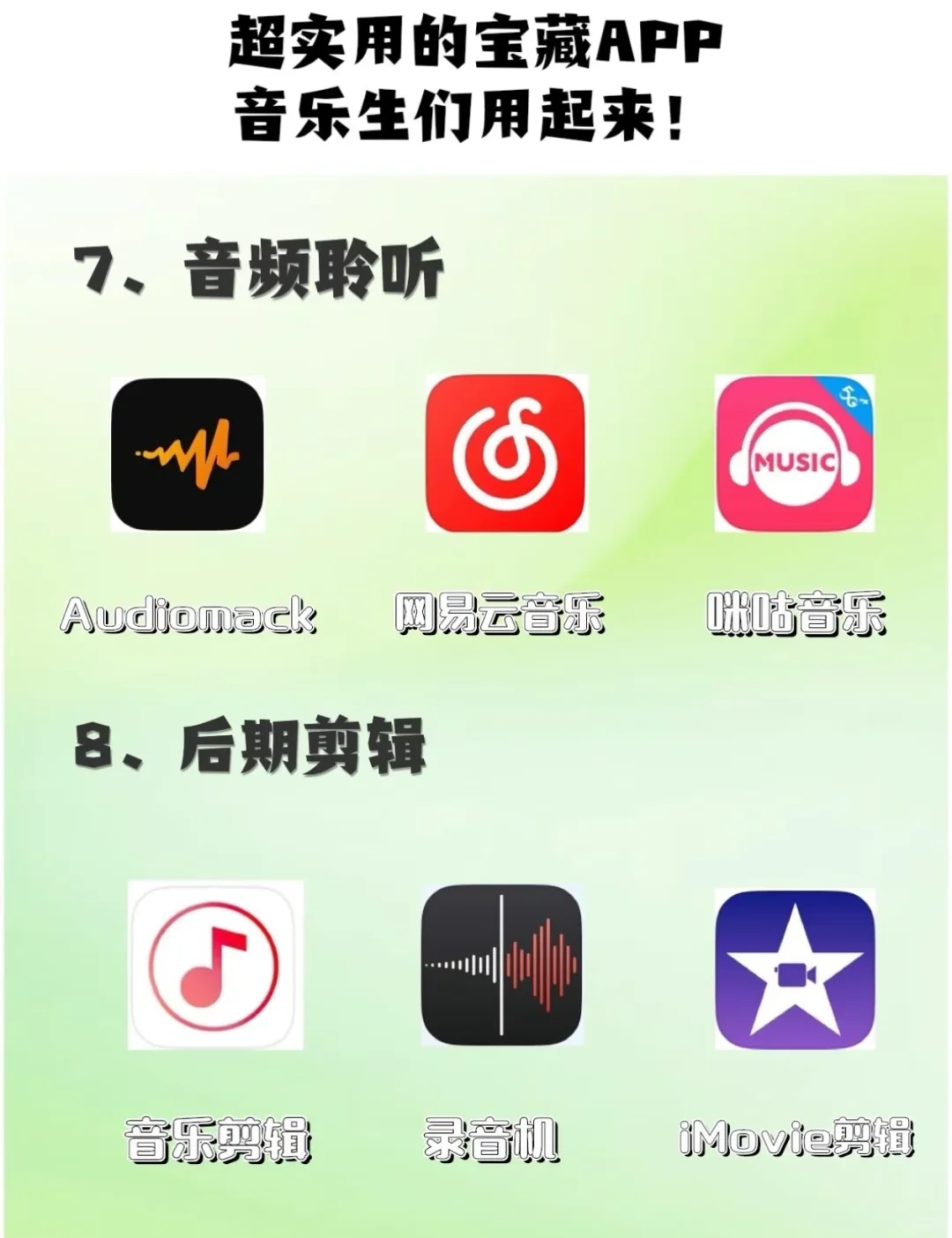 音乐生超实用音乐软件