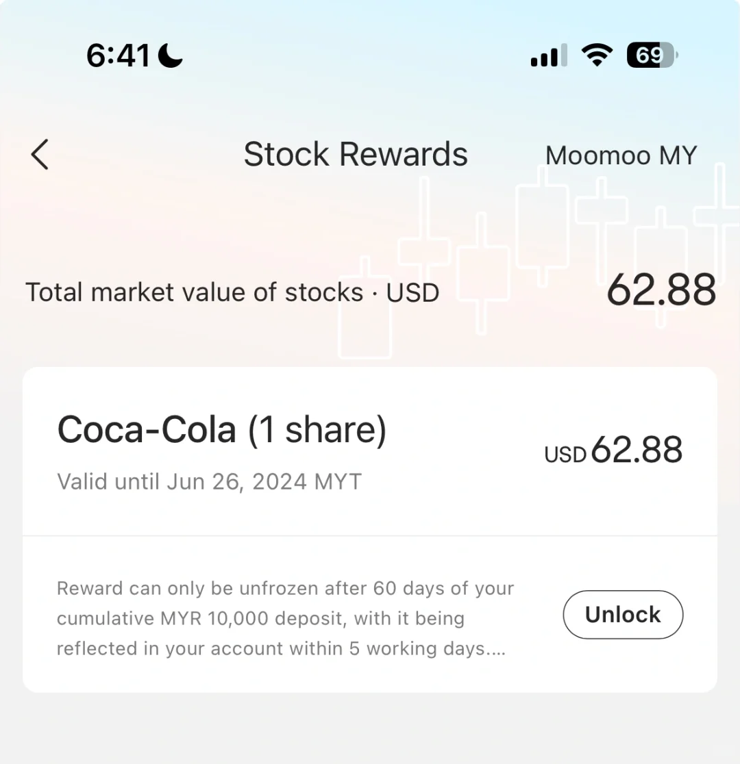 [新app]投资美股，送coca cola share