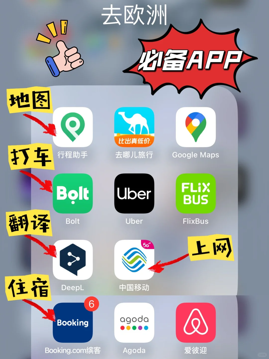 去欧洲｜省钱省力，必备这些APP，靠谱❗️❗️